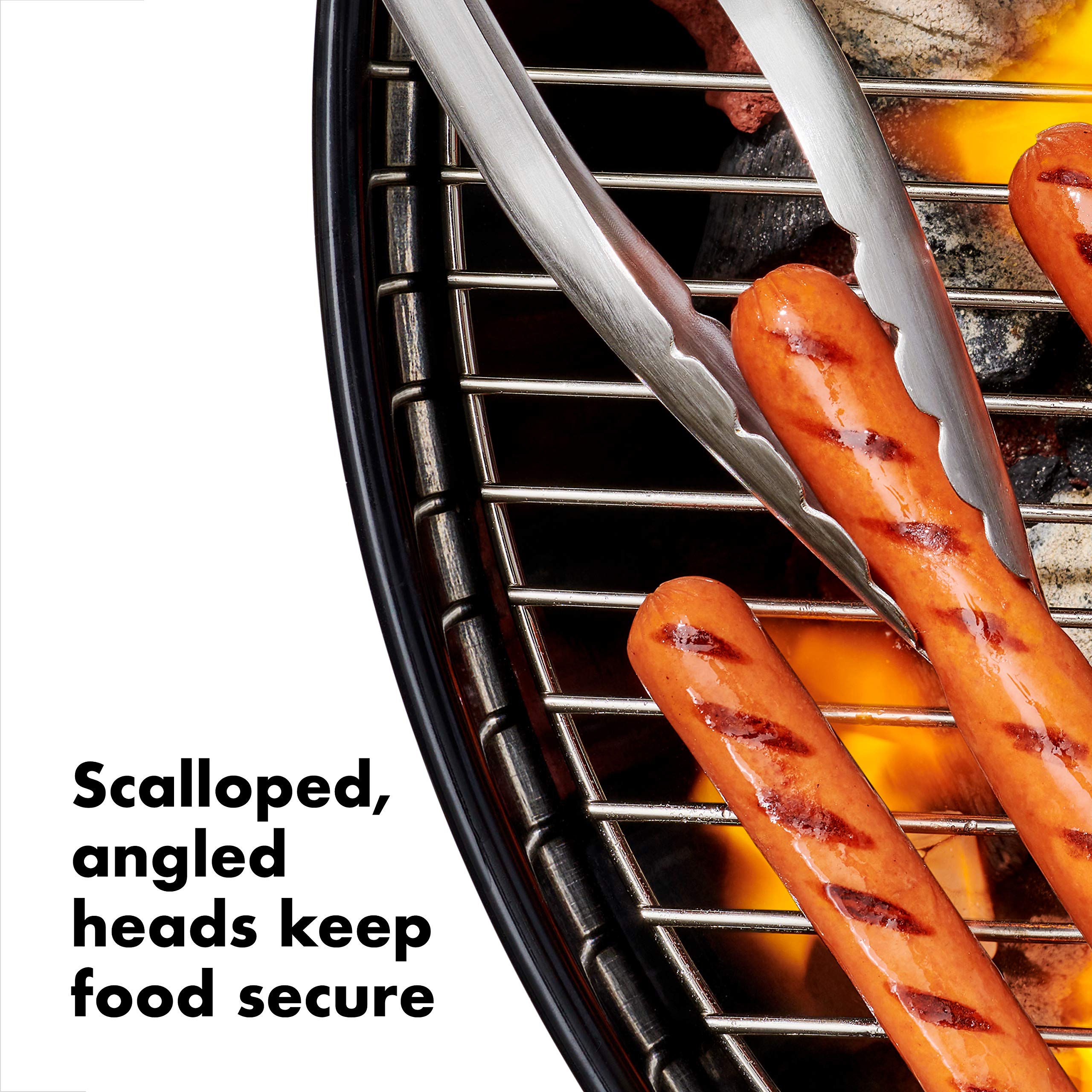 Oxo Good Grips Grilling Tools, Tongs And Turner Set, Black