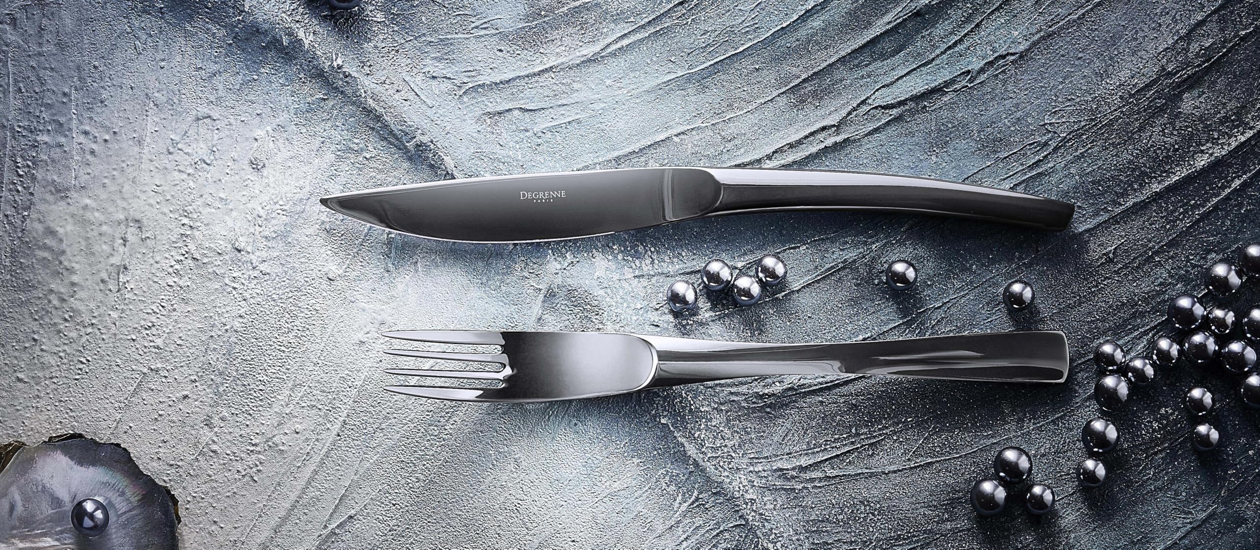 Degrenne | Luxury French Flatware Set | Xy Collection | 5Pcs