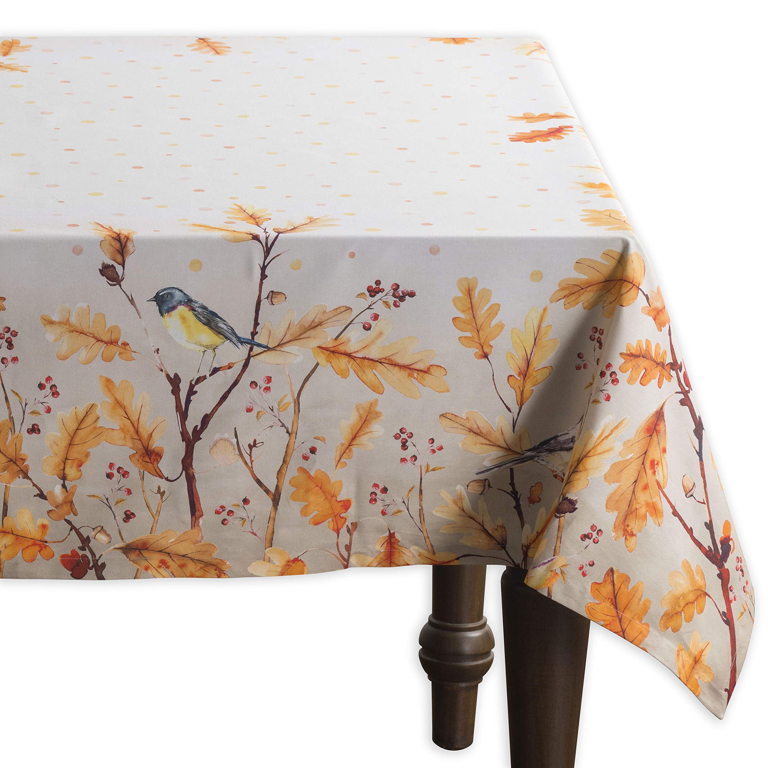 Maison D Hermine Table Cover 70X120 100% Cotton Decorative Washable Rectangle Tabletop Tablecloths, Kitchen, Party, Restaurant &