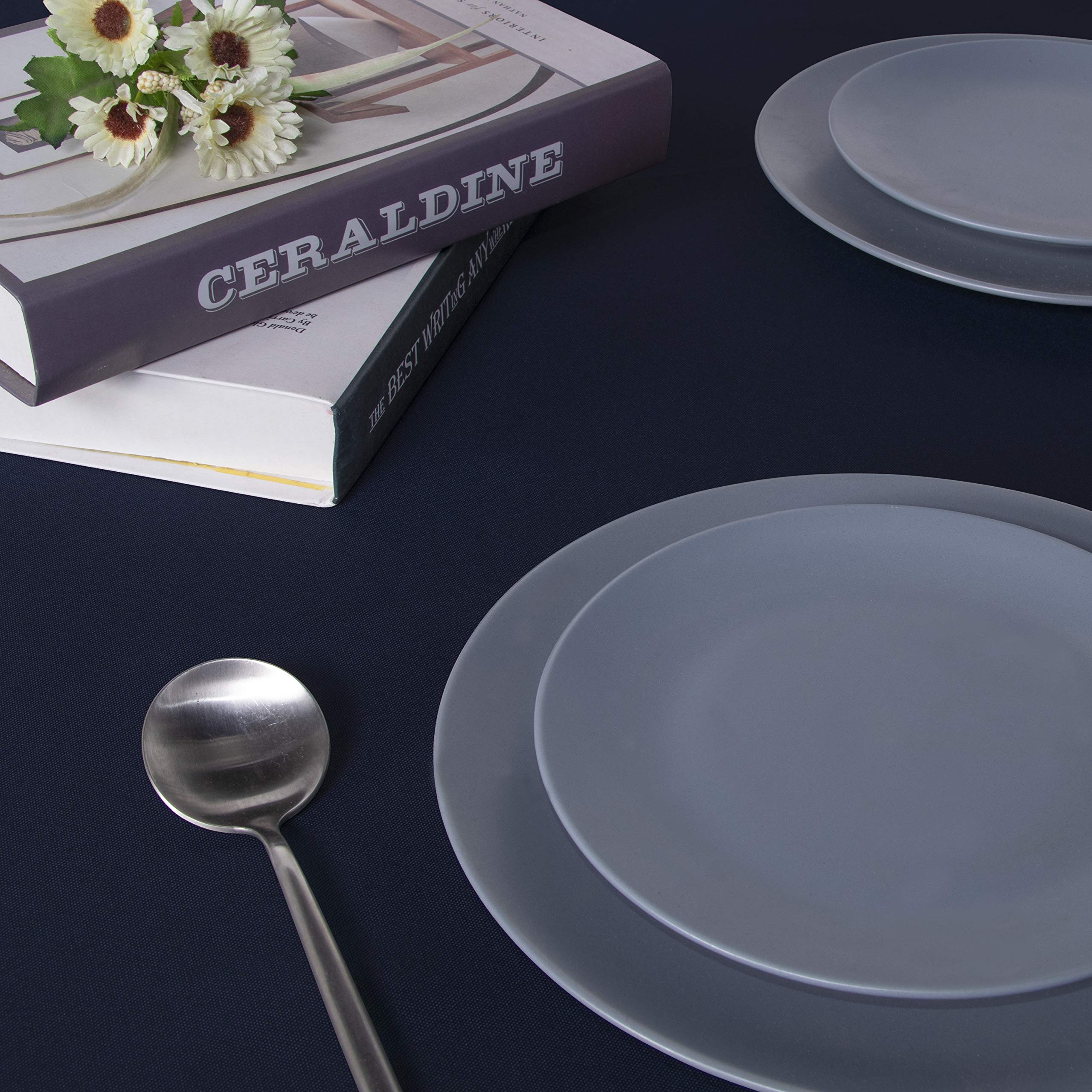 Sancua Rectangle Tablecloth - 90 X 156 Inch - Water Resistant Spill Proof Washable Polyester Table Cloth, Decorative Fabric Tabl