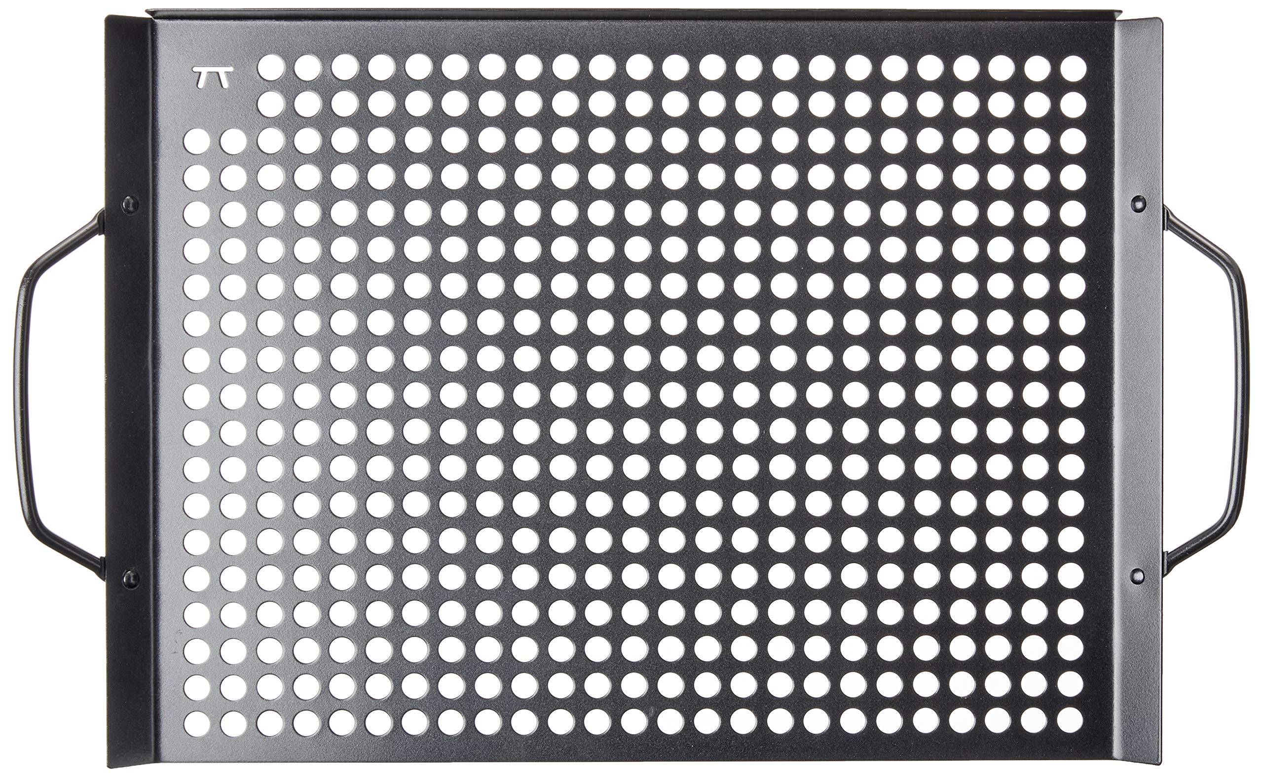 Outset Qd81, Non-Stick Grill Grid With Handles, Black, 17'' X 11''