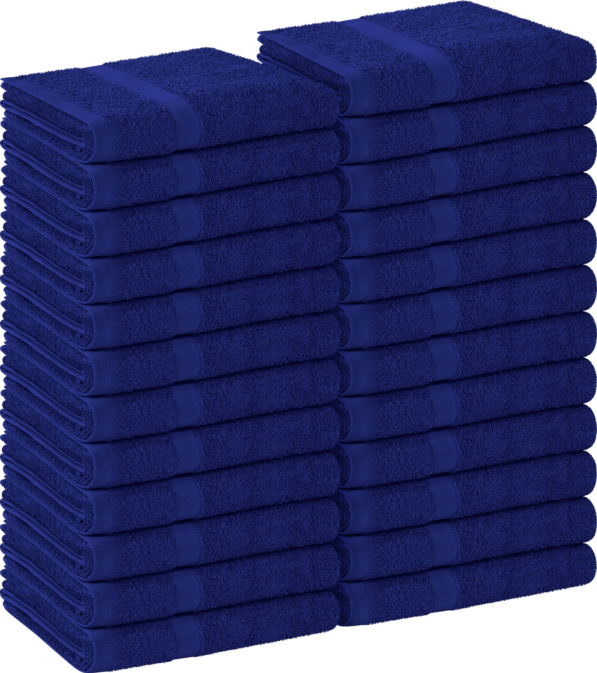Utopia Towels - Salon Towel, Pack of 24 (Not Bleach Proof, 16x27 Inches) Highly Absorbent cotton Towels for Hand, gym, Beauty, H