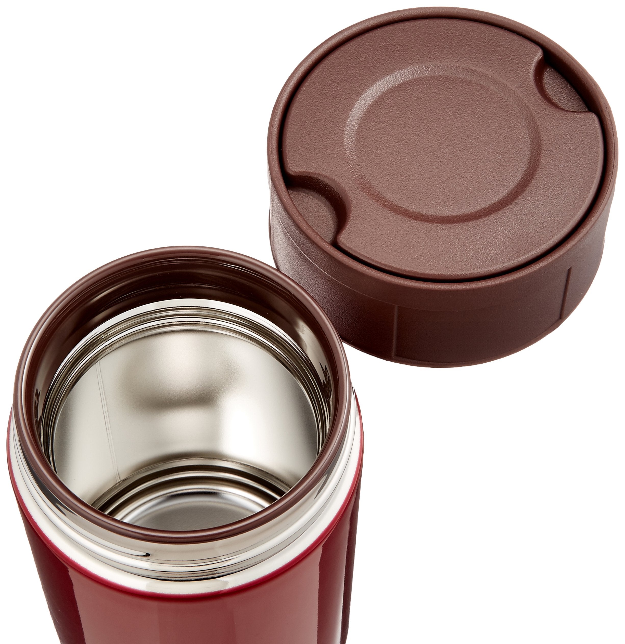 ???????(Zojirushi) Sw-Hc Insulated Lunch Jar, 450Ml, Clear Red