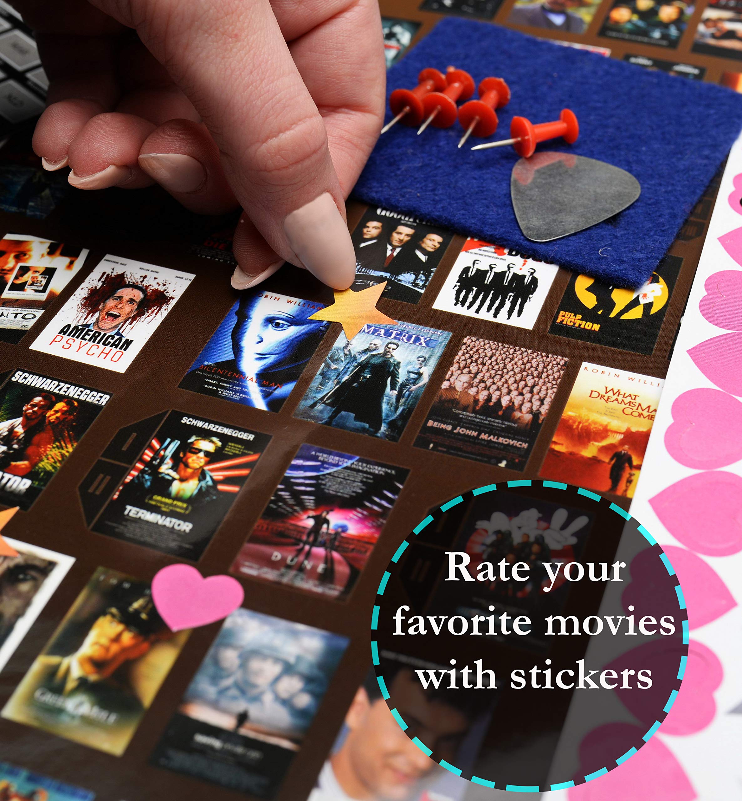 Mymap 300 Films Scratch Off Movie Poster Bucket List Movies Poster Scratch Cinema Poster Xx Century Motivation Poster For Cinema