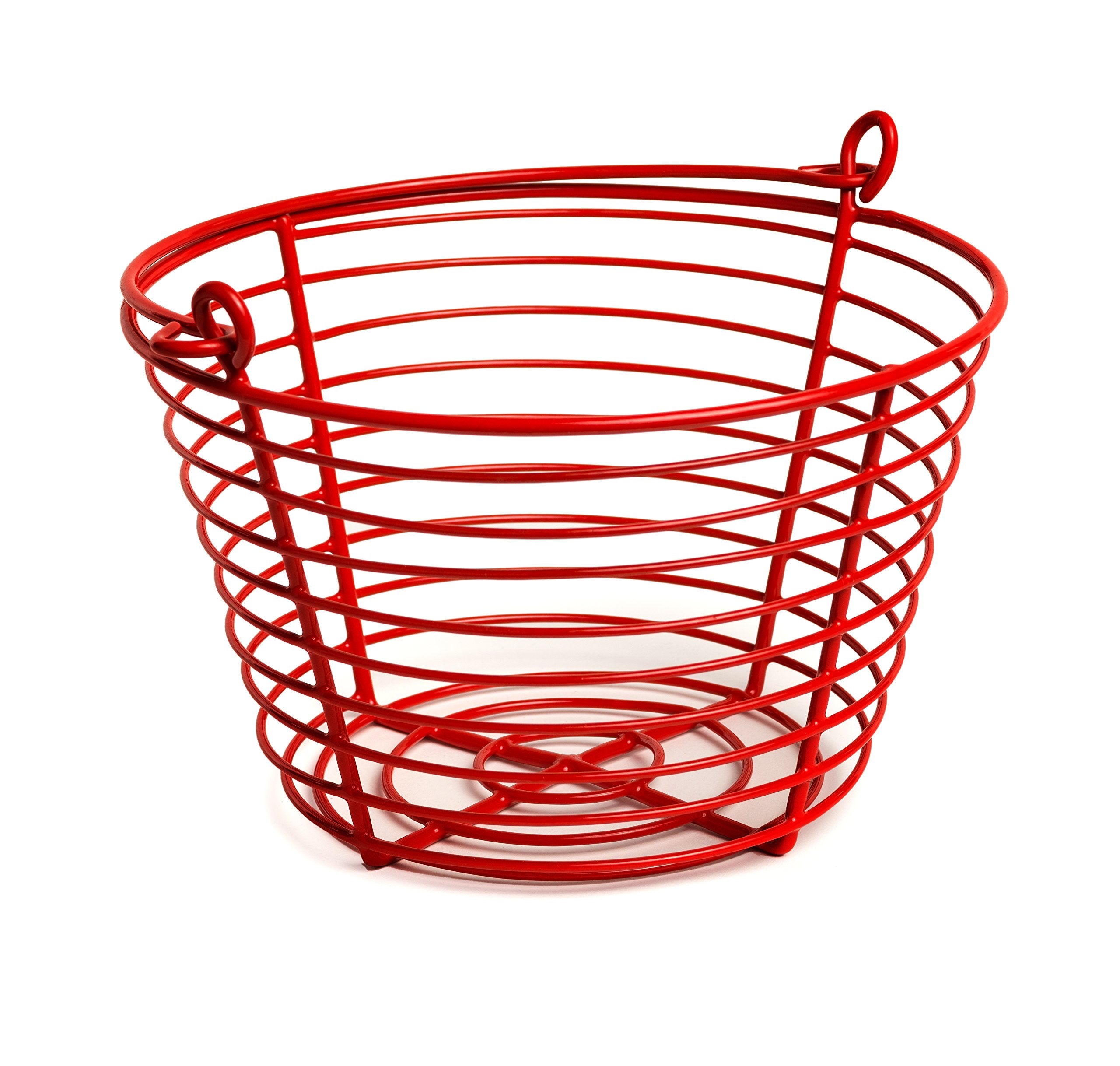 Prevue Pet Products 8 Inch Red Vinyl Coated Metal Egg Basket Sp468