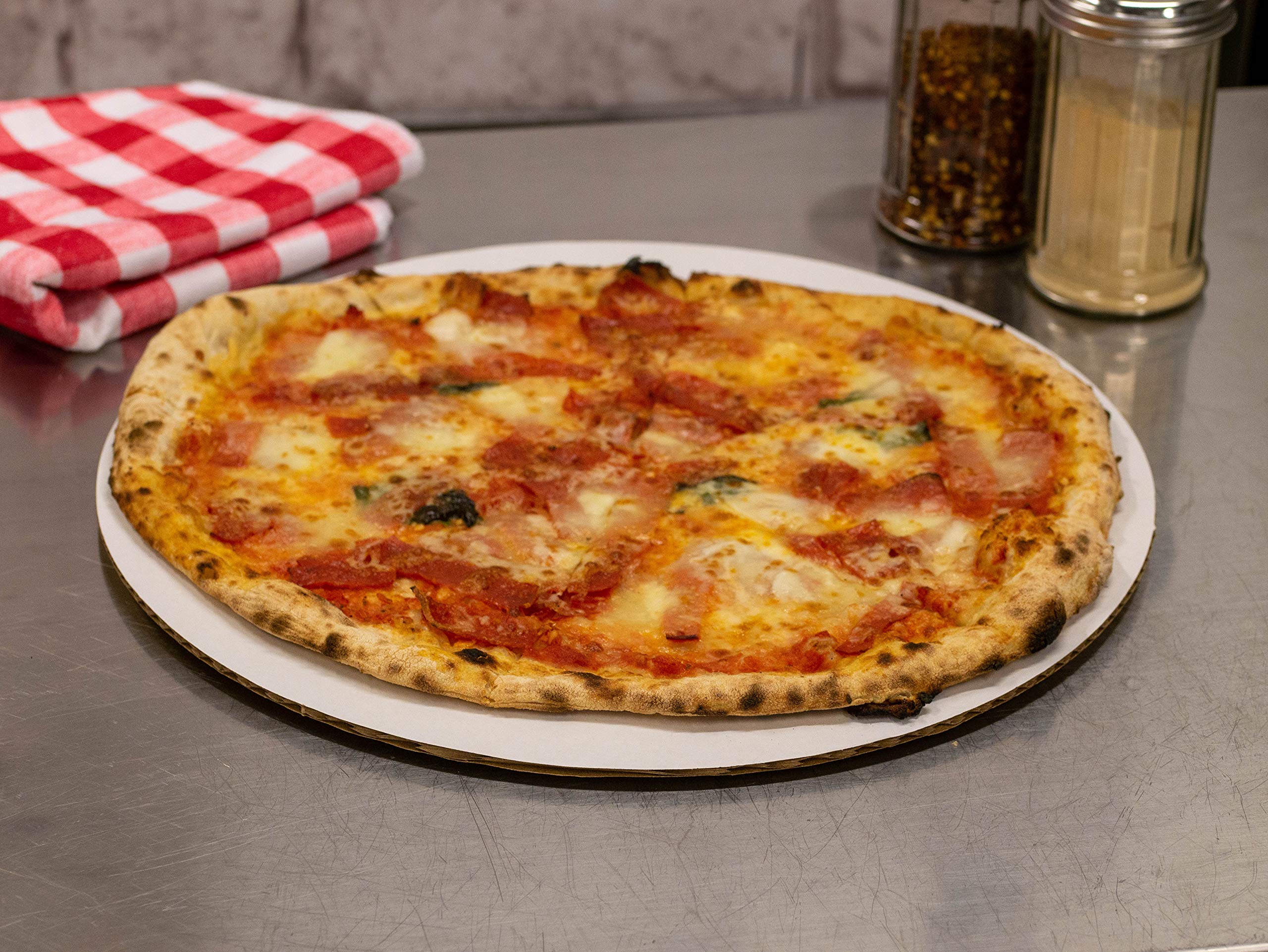 Southern Champion Tray 11225 14'' Corrugated Single Wall Cake , Greaseproof, White (Case Of 100)