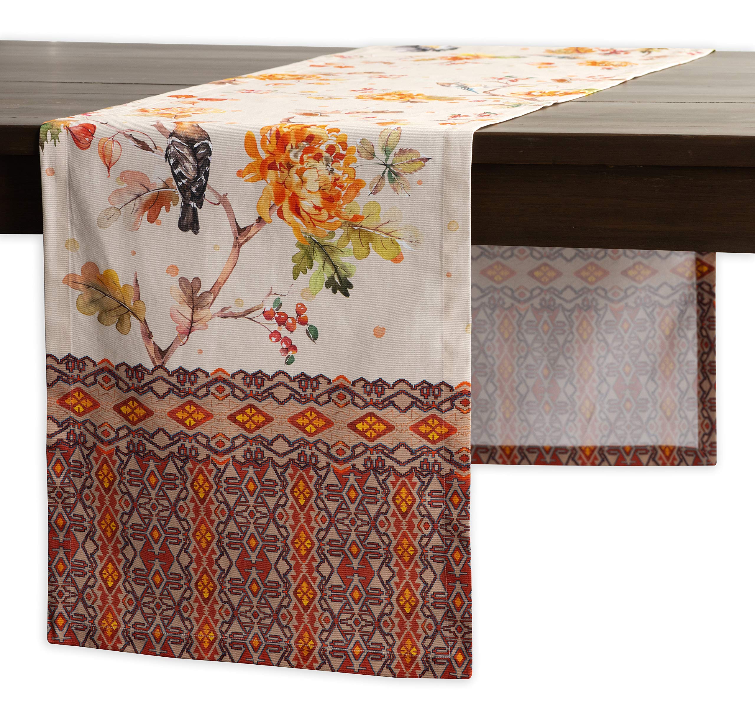 Maison D' Hermine Tablerunner 100% Cotton Table Runner Decorative Table Covers, Dining, Home, Banquet, Buffet, Kelim - Prairie (