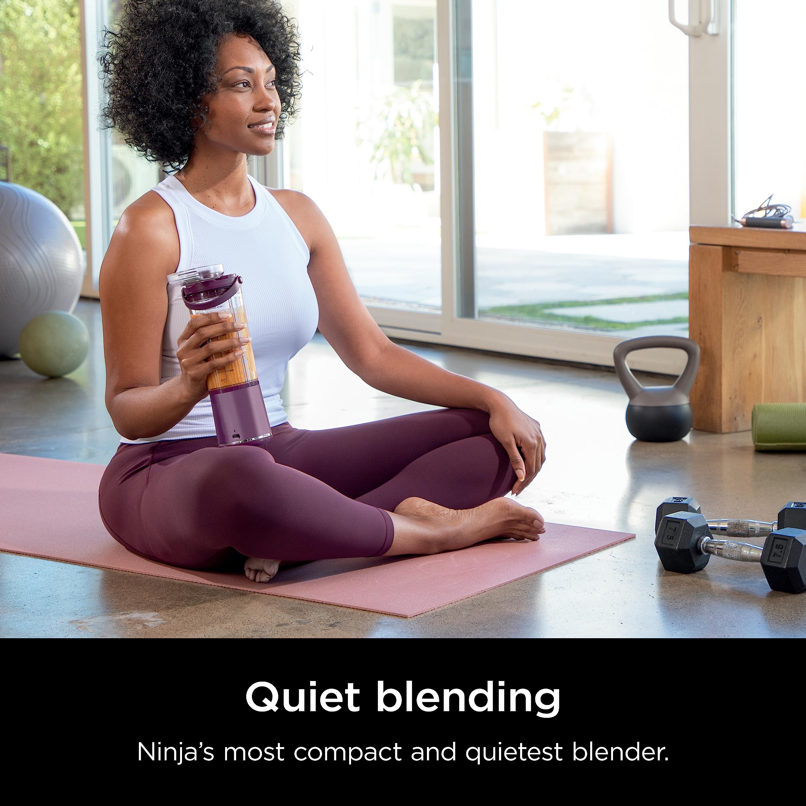 Ninja Bc151Pr Blast Portable Blender, Cordless, 18Oz. Vessel, Personal Blender-For Shakes & Smoothies, Bpa Free, Leakproof-Lid &