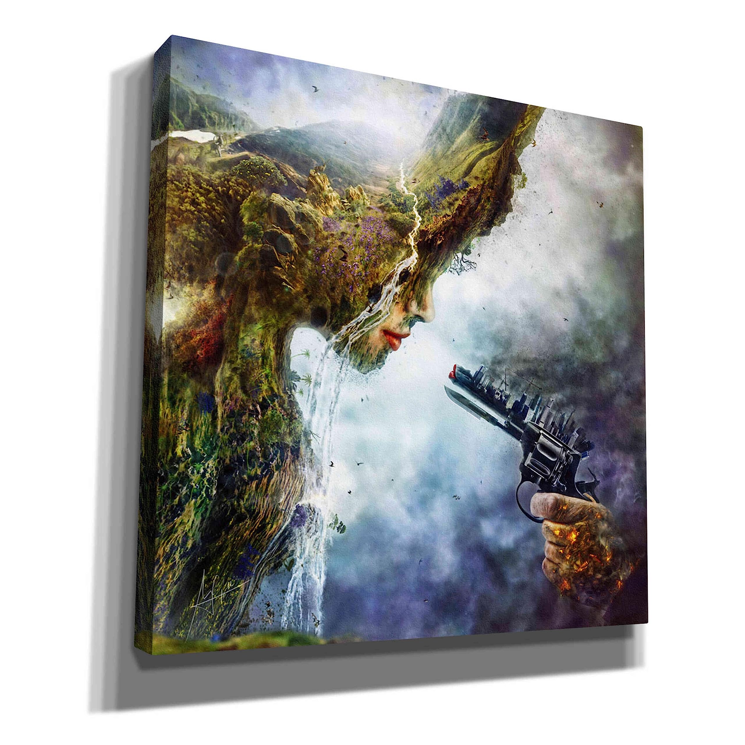 Cortesi Home 'Betrayal' By Mario Sanchez Nevado, Canvas Wall Art, 18''X18''