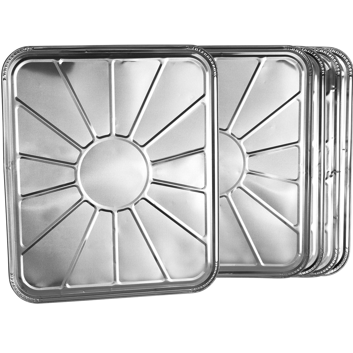 Plasticpro Disposable Foil Oven Liner Reusable Oven Drip Pan - Tray For Cooking And Baking Pack Of 10