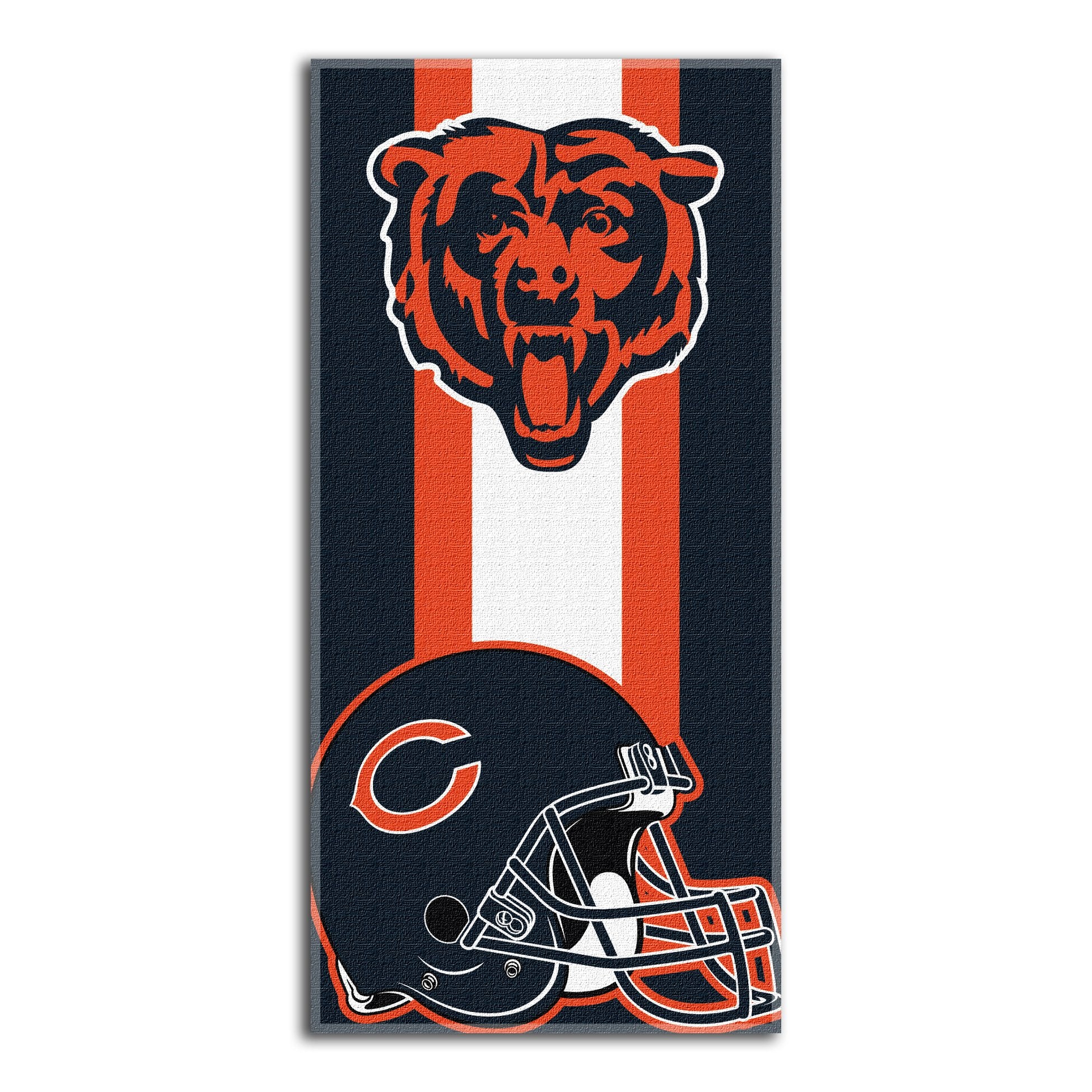 The Northwest Company NFL Chicago Bears Beach Towel, 30 x 60, Zone Read