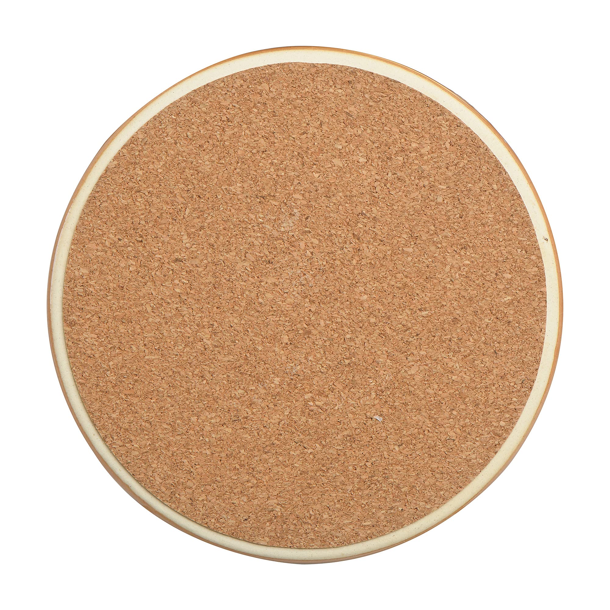 Main + Mesa Stoneware Reactive Glaze Coasters, Set Of 4