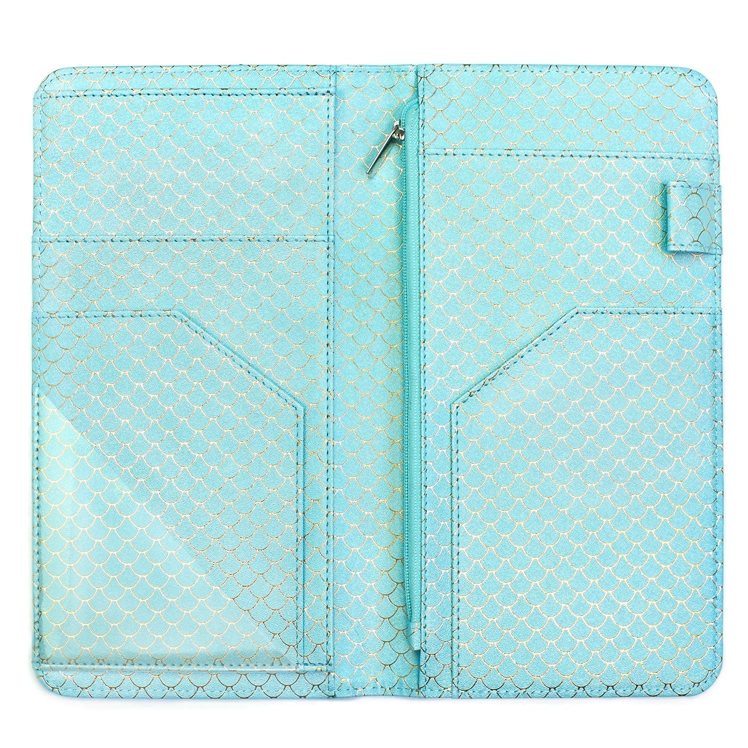 Mymazn Server Wallet Waitress Book Magnetic With Money Zipper Pocket Shimmer Waiter Organizer Fits Restaurant Guest Check Order