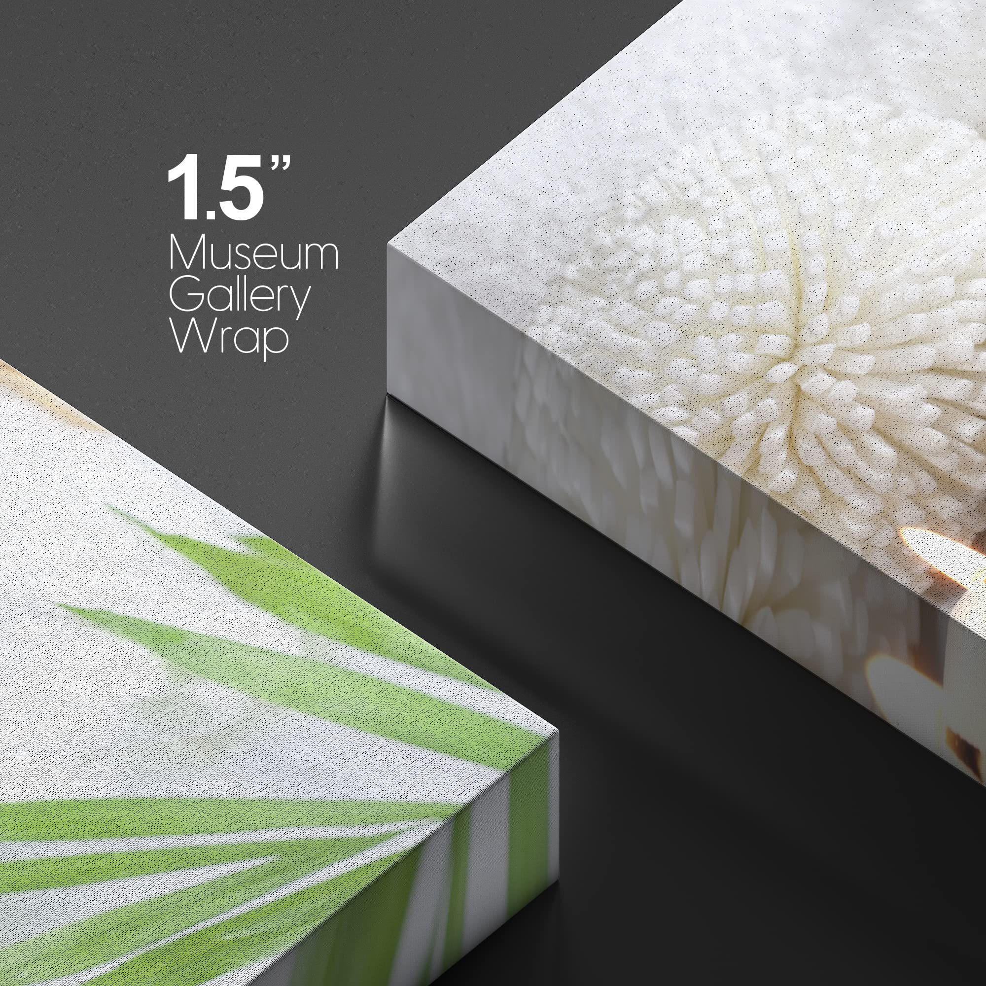 Wall26 Canvas Print Wall Art White Soap And Lily At The Spa Nature Wilderness Photography Realism Rustic Scenic Relax/Calm Multi