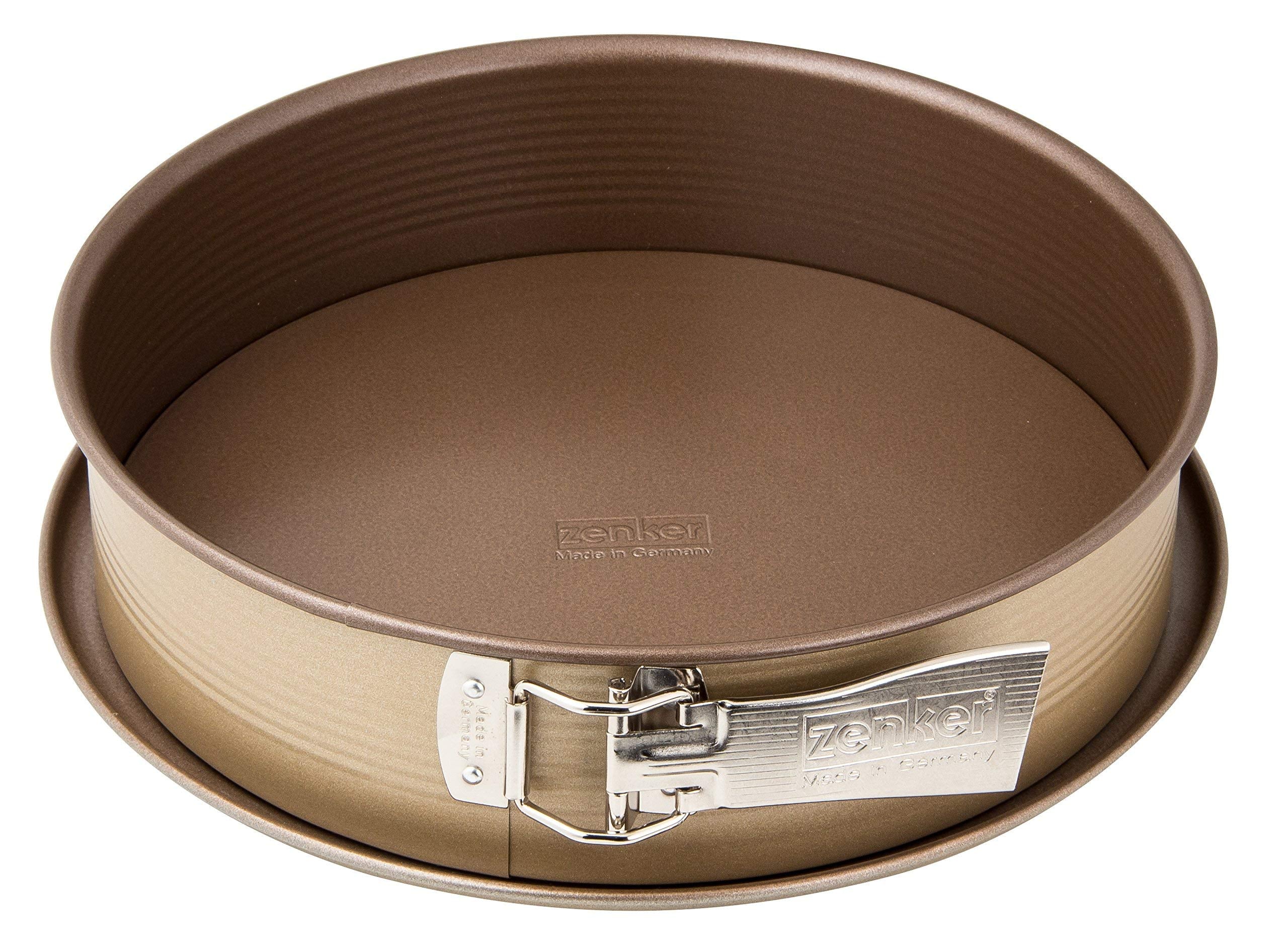 Zenker Springform ''Mojave Gold'' With Flat And Tubular Base, Gold/Mahagony, 10.24''