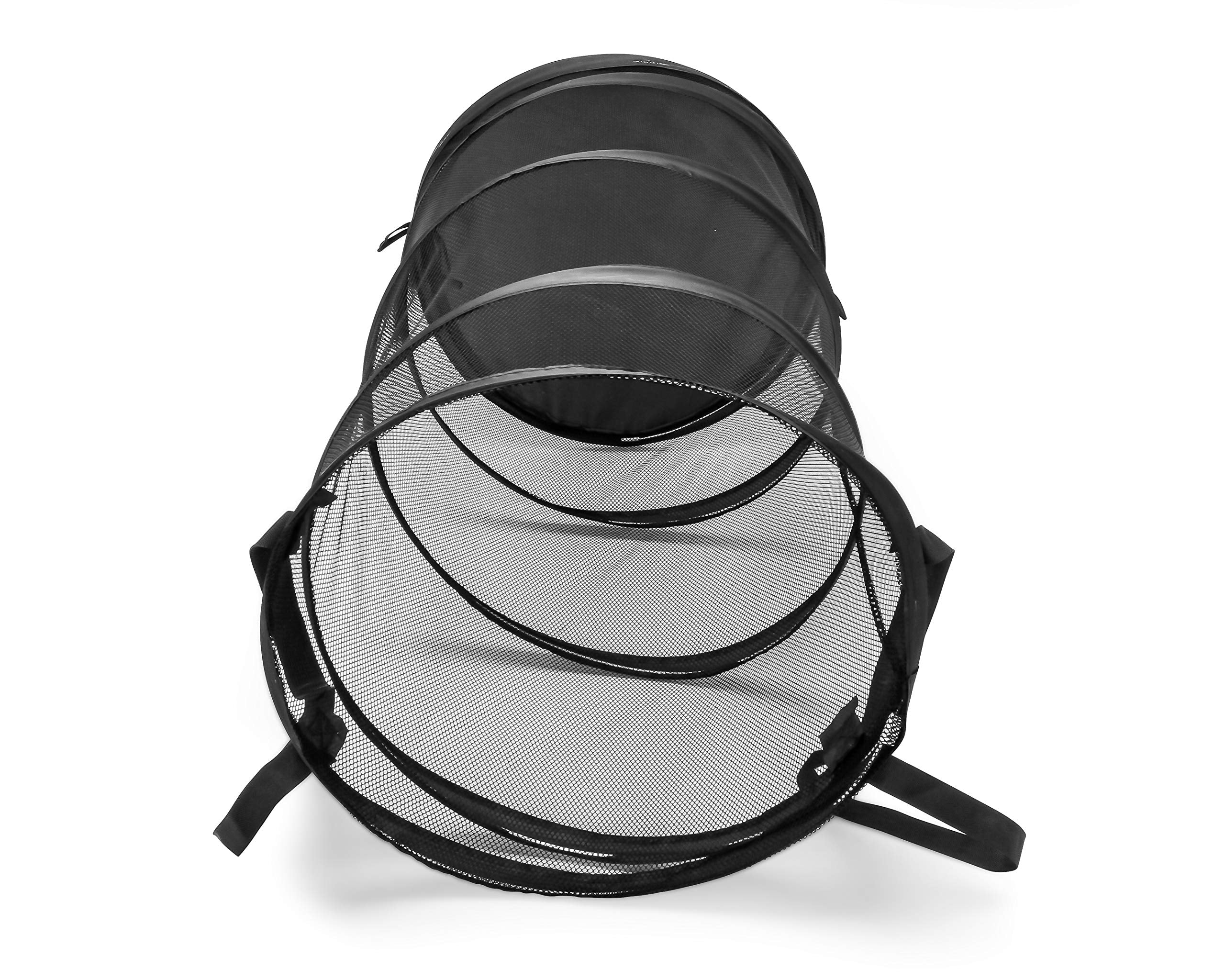 Camco Pop Collapsible Mesh Hamper Basket With Handles-Easy To Store And Clean, Perfect For Travel, Dorms, And More, Minimizes Mo