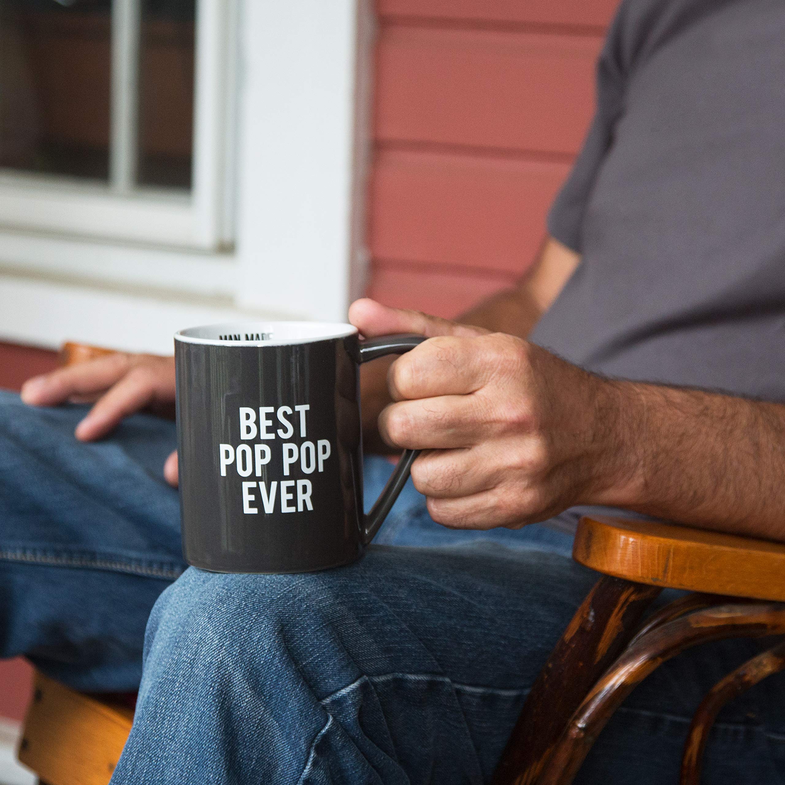 Pavilion Gift Company Best Pop Ever Ceramic Mug, 18 Oz, Multicolor