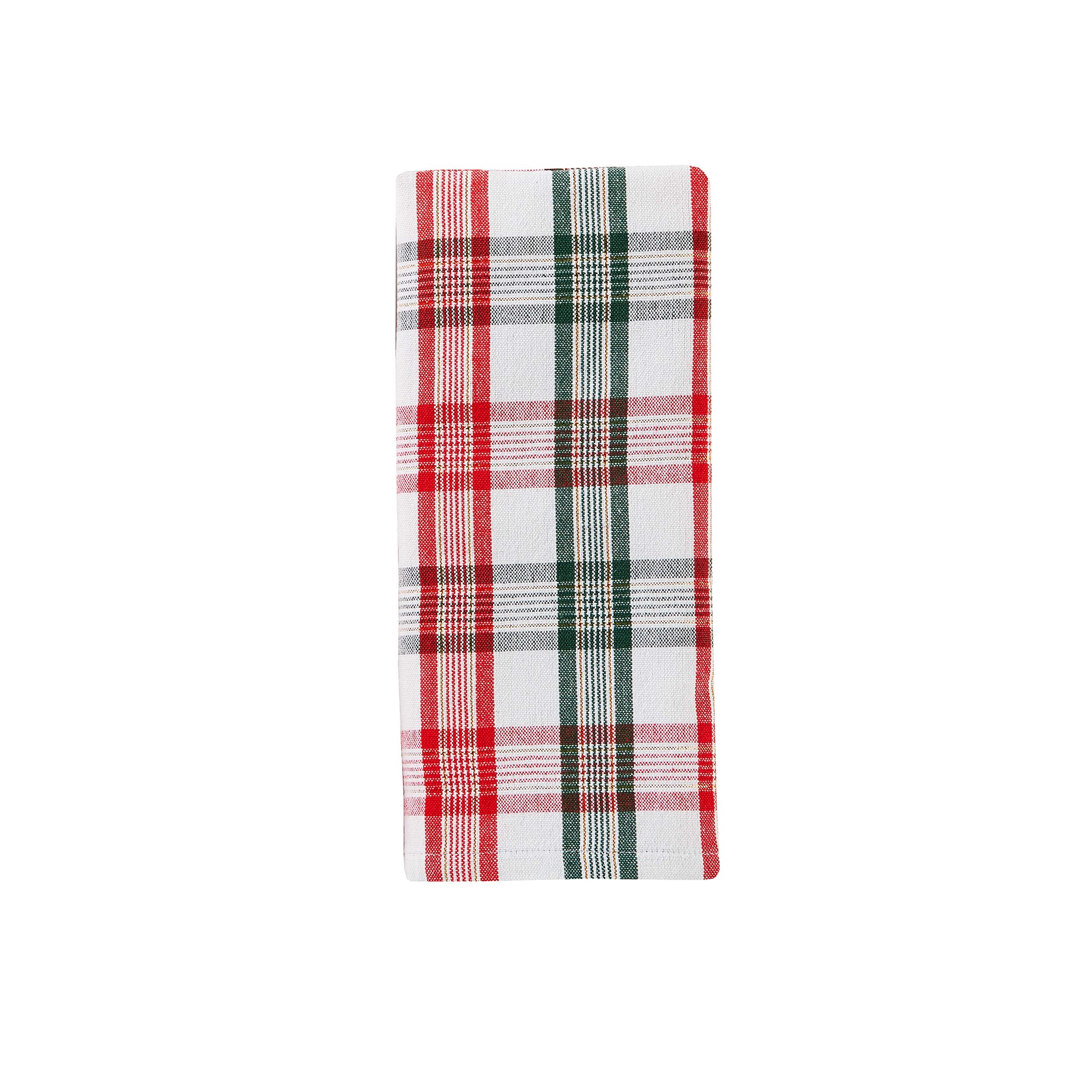 Skl Home Fa La Llama 2-Piece Dish Towel Set, Red