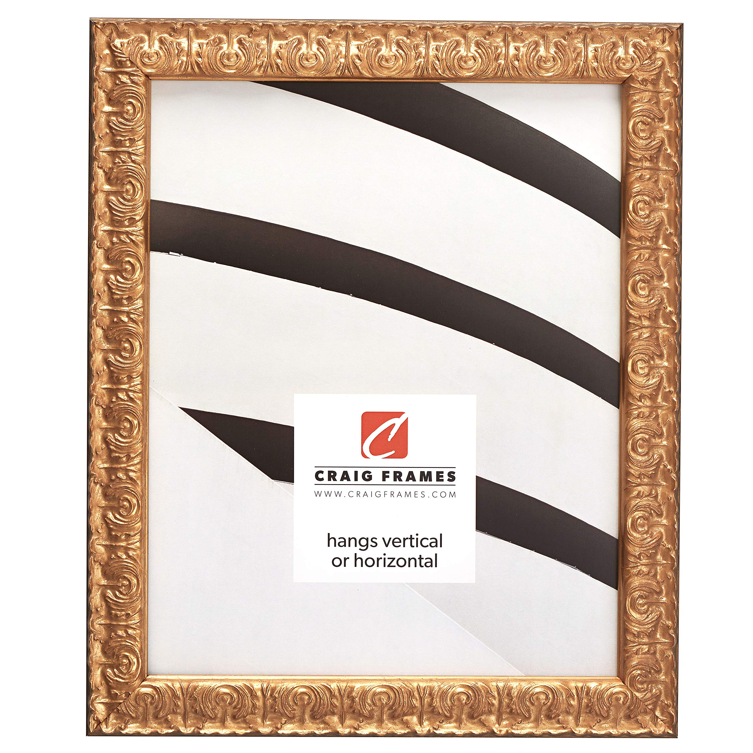 Craig Frames Versailles Picture Frame, 12 x 18 Inch, Gold
