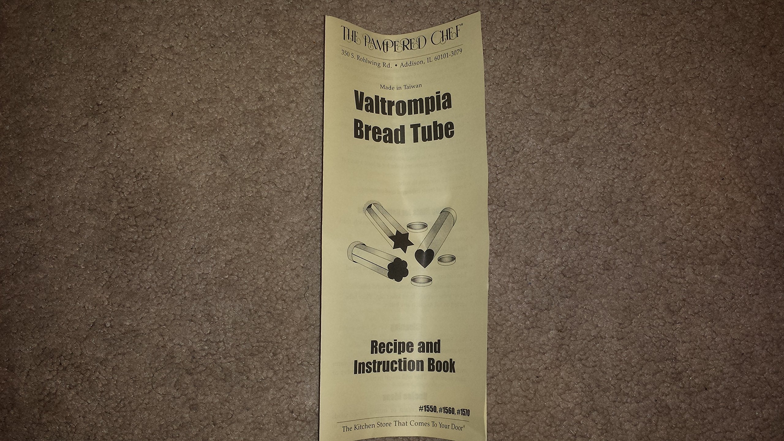 The Pampered Chef Valtrompia Bread Tube -- Flower