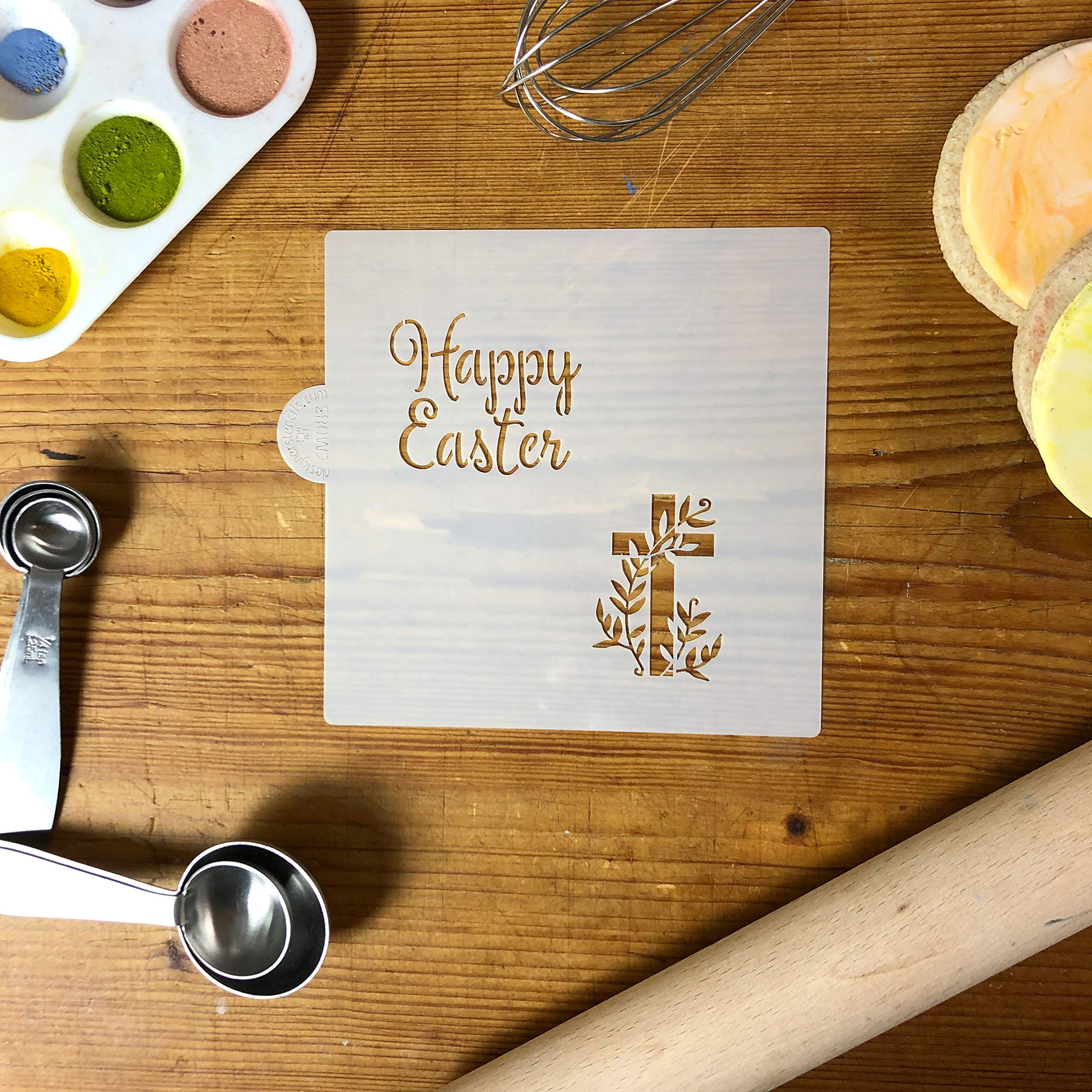 Happy Easter Cookie And Craft Stencil Cm083 By Designer Stencils