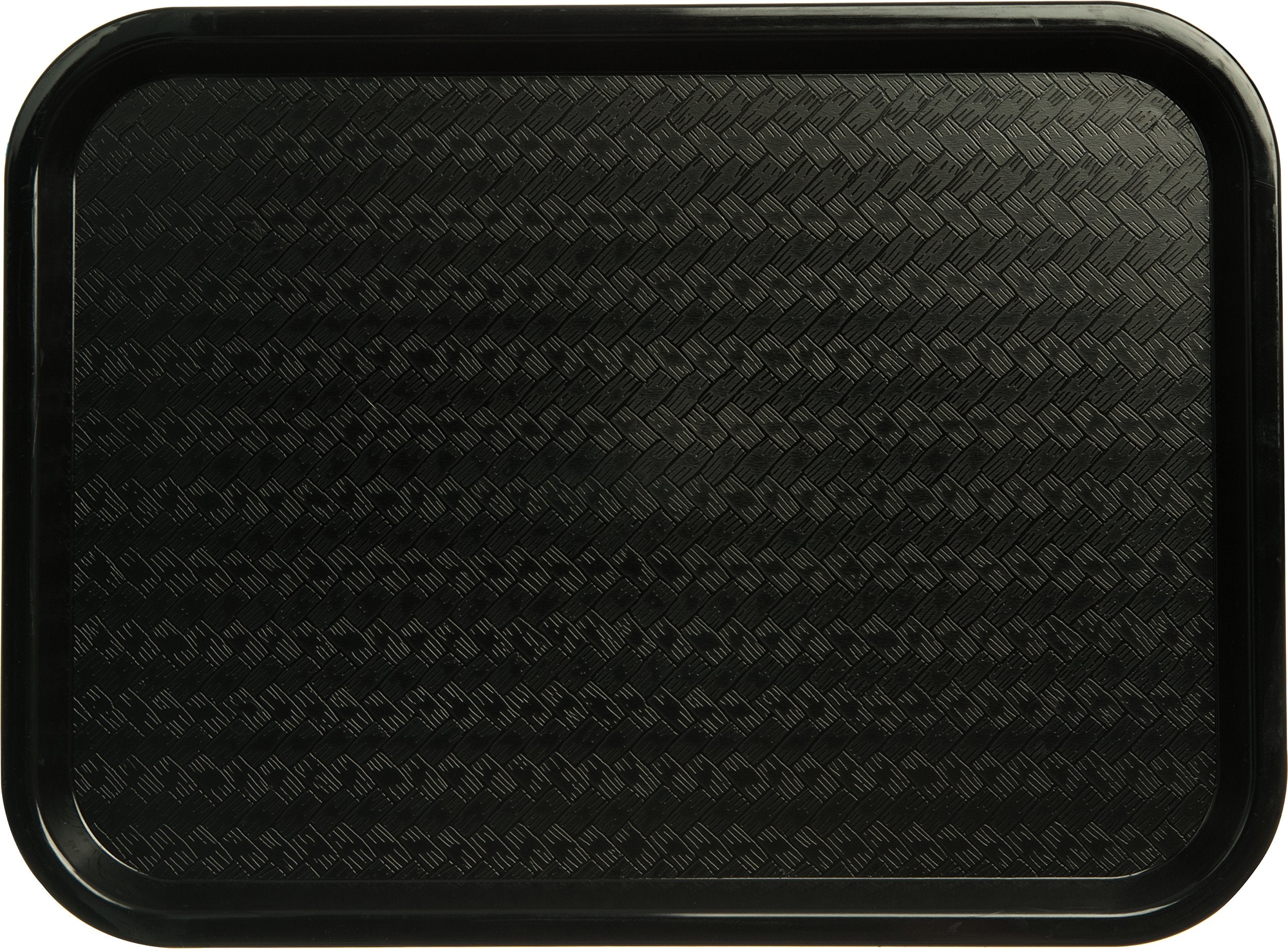 Carlisle FoodService Products Café Tray, 12" x 16", Black, Polypropylene, Model CT121603