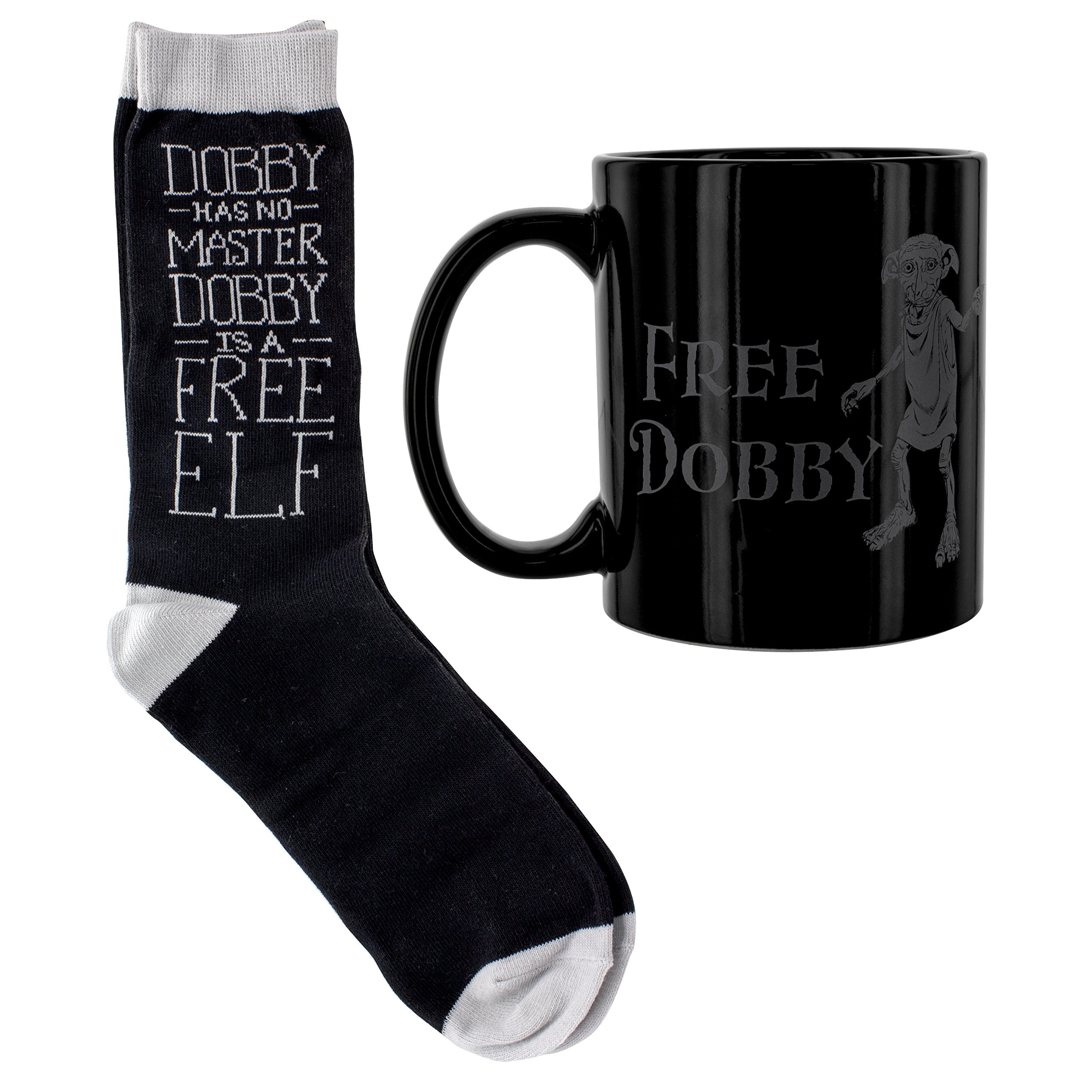 Paladone Harry Potter Free Dobby Ceramic Coffee Mug & Sock Set
