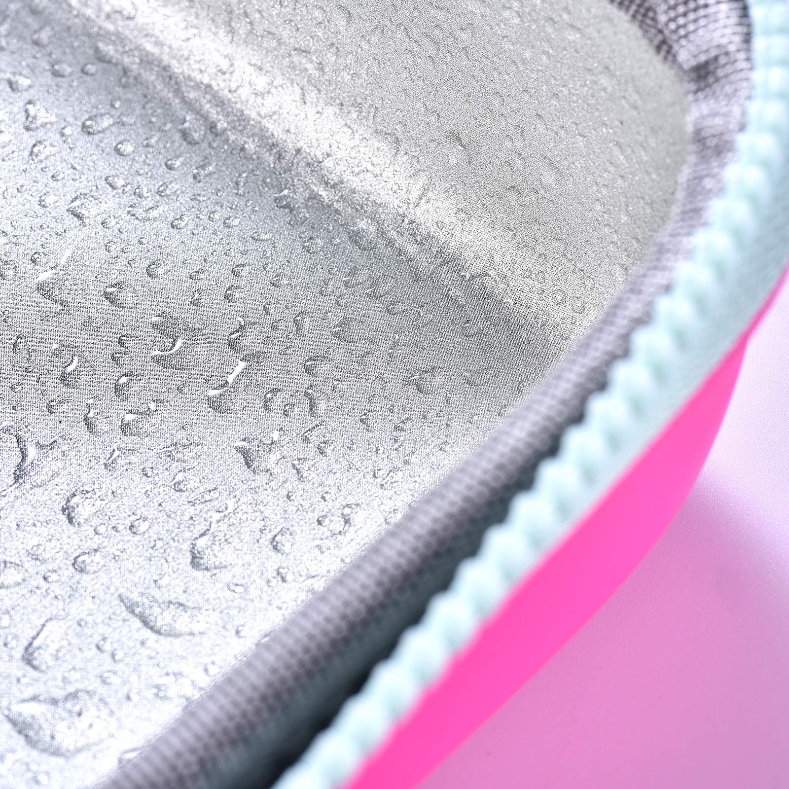Coo&Koo Unicorn Insulated Lunch Box Set With 3 Compartment Ice Pack Water Bottle Silicon Cap Spoon Salad Container Kid'S School
