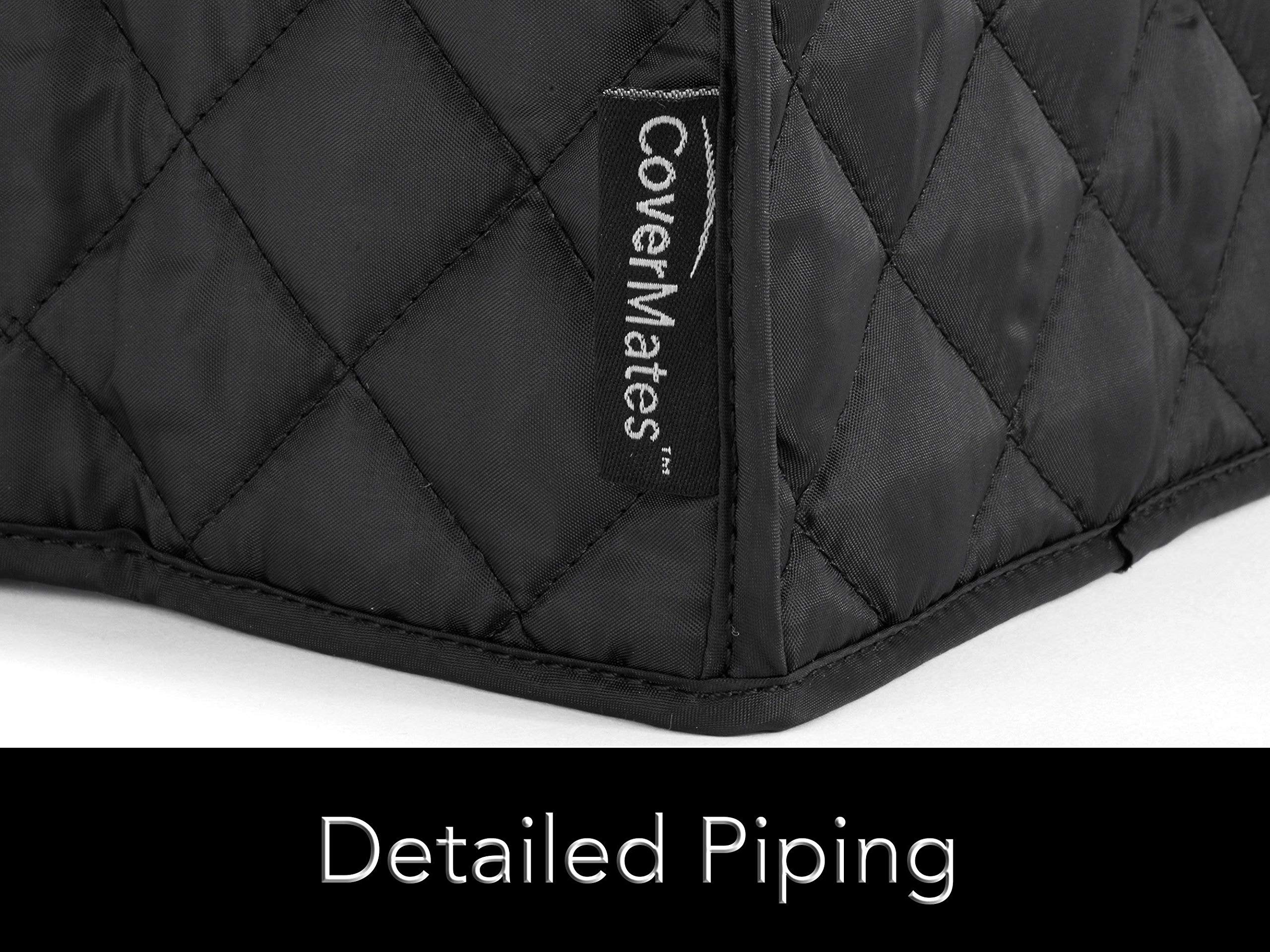 Covermates Keepsakes - Slow Cooker Cover - Dust Protection - Stain Resistant - Washable - Appliance Cover, Black