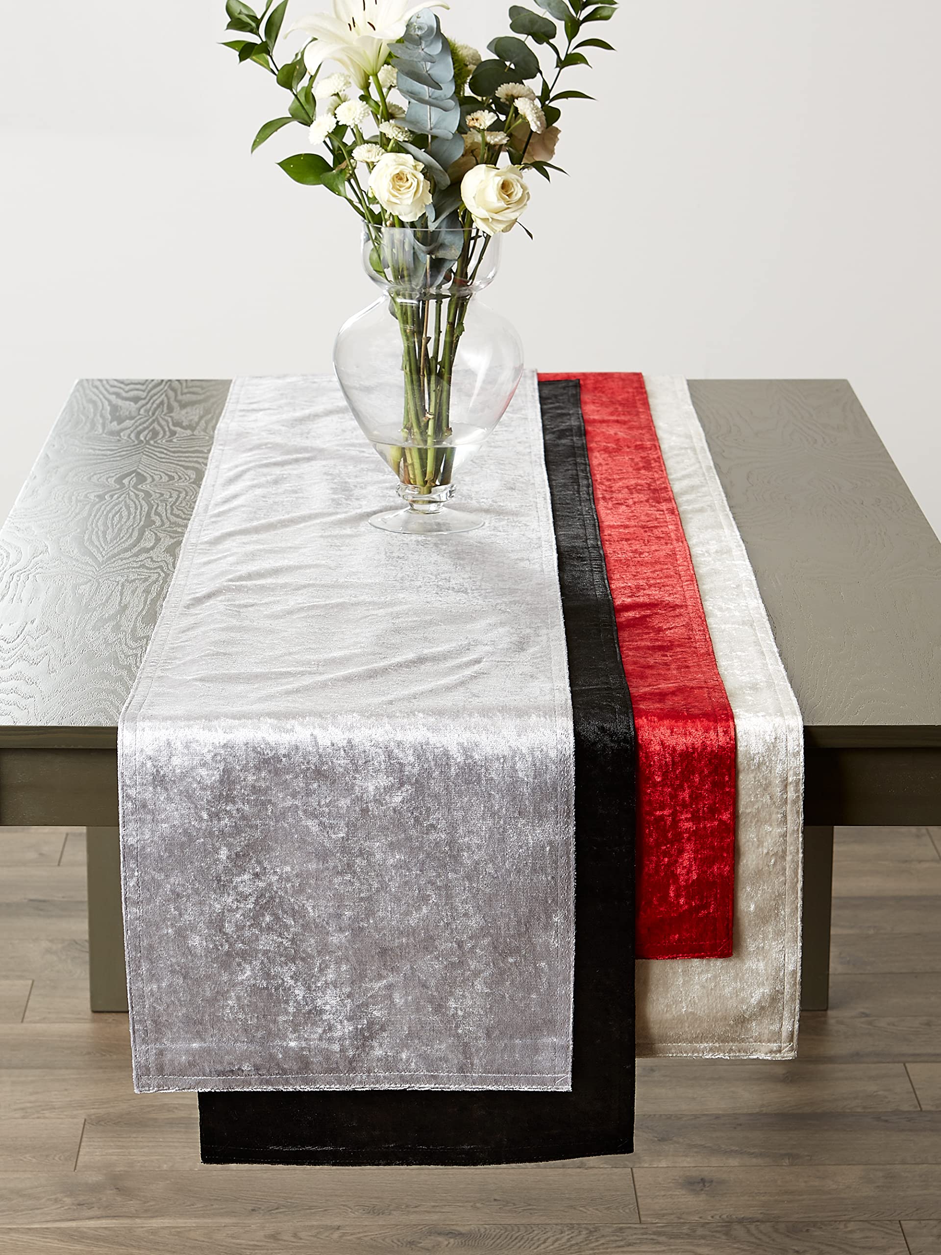 RED VELVET TABLE RUNNER 14x108