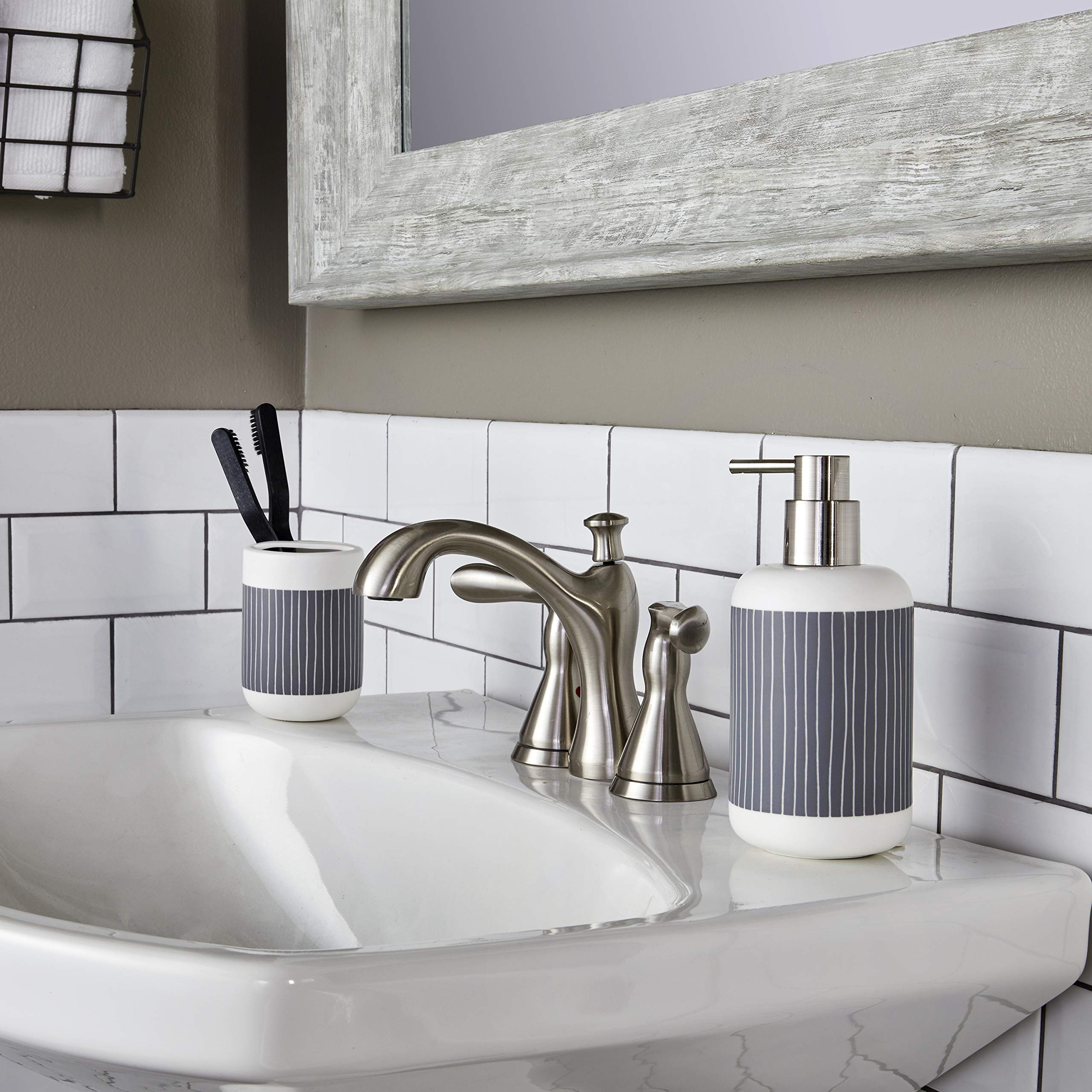 Skl Home By Saturday Knight Ltd. Pinstripe Row Soap Dispenser