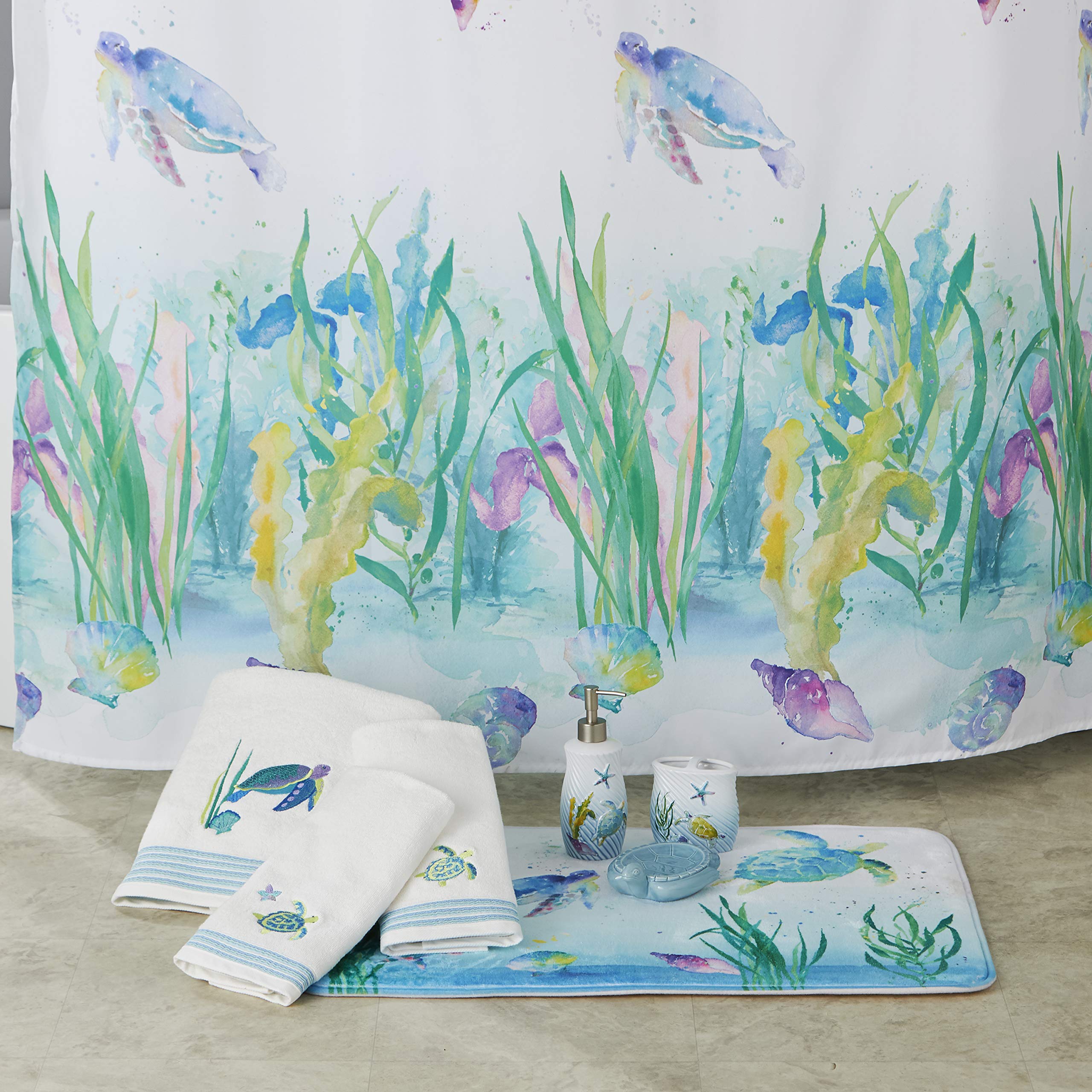 SKL Home by Saturday Knight Ltd. Watercolor Ocean Toothbrush Holder  Multicolored