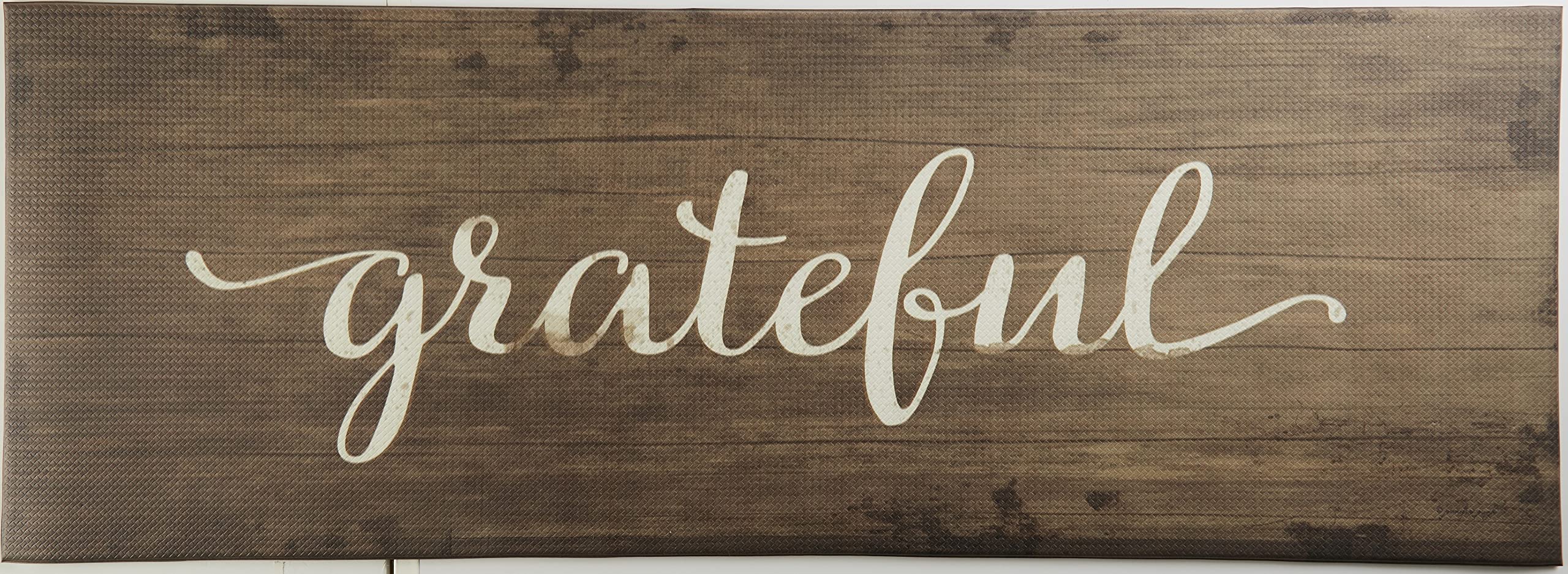 J&V Textiles Anti Fatigue Kitchen Runner Mat- 20'' X 55'' Oversized Long Non Slip Pvc Rubber Kitchen Area Rug- Cushioned Comfort