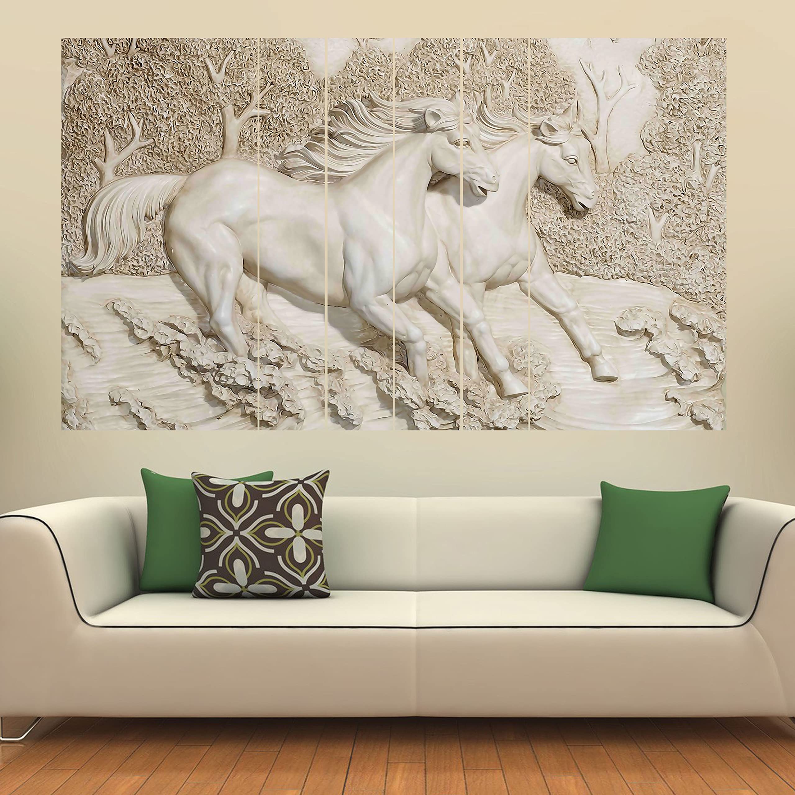 Kyara Arts New Concept Grill Big Size Multiple Frames, Beautiful Wall Art Painting For Living Room, Bedroom, Office, Hotels, Dra