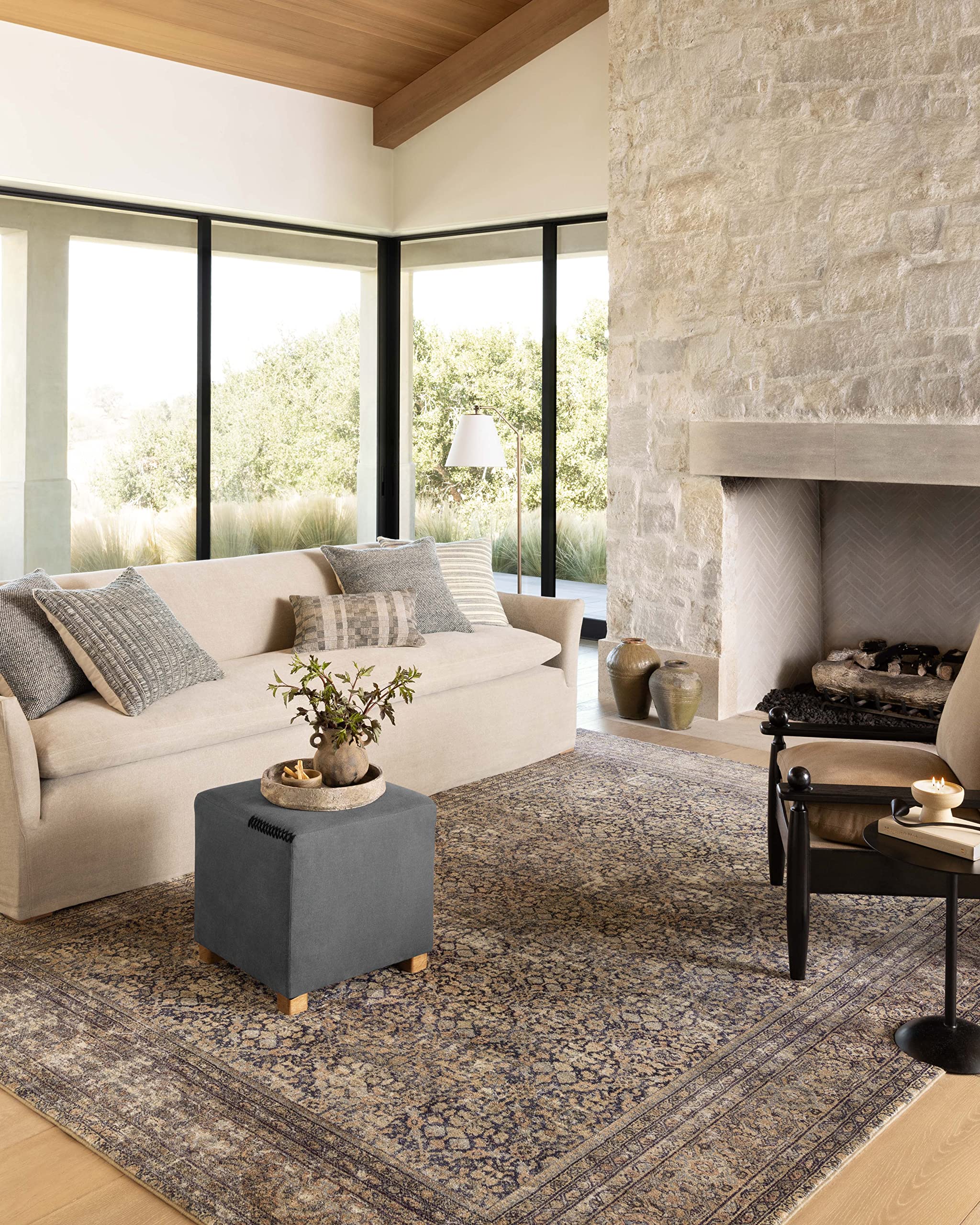 Loloi Amber Lewis x Morgan Denim/Multi 3-6 x 5-6 Accent Rug