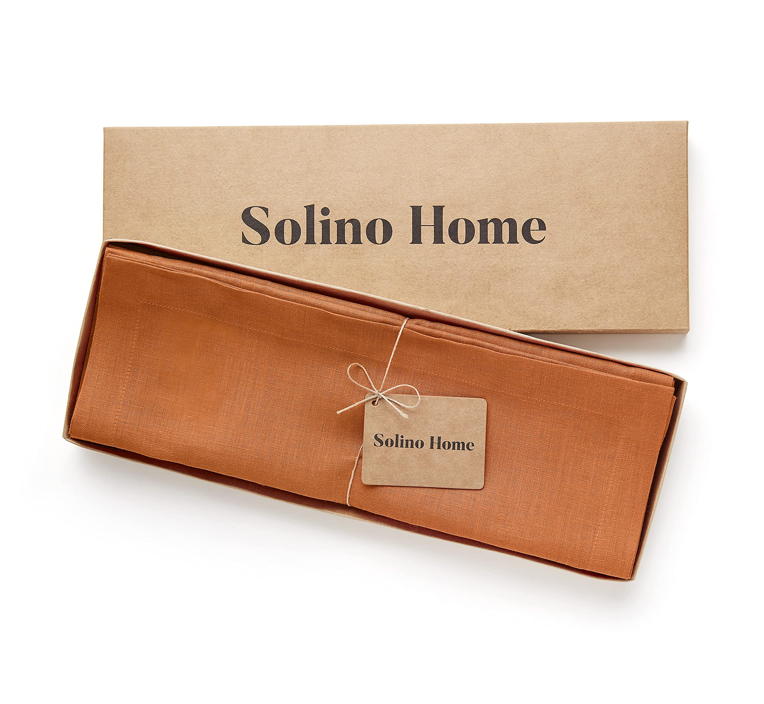 Solino Home Linen Placemats 19'' L X 14'' W Inch - 100% Pure Linen Provence Blue Cloth Placemats Set Of 4 - Fete, Washable Fabri