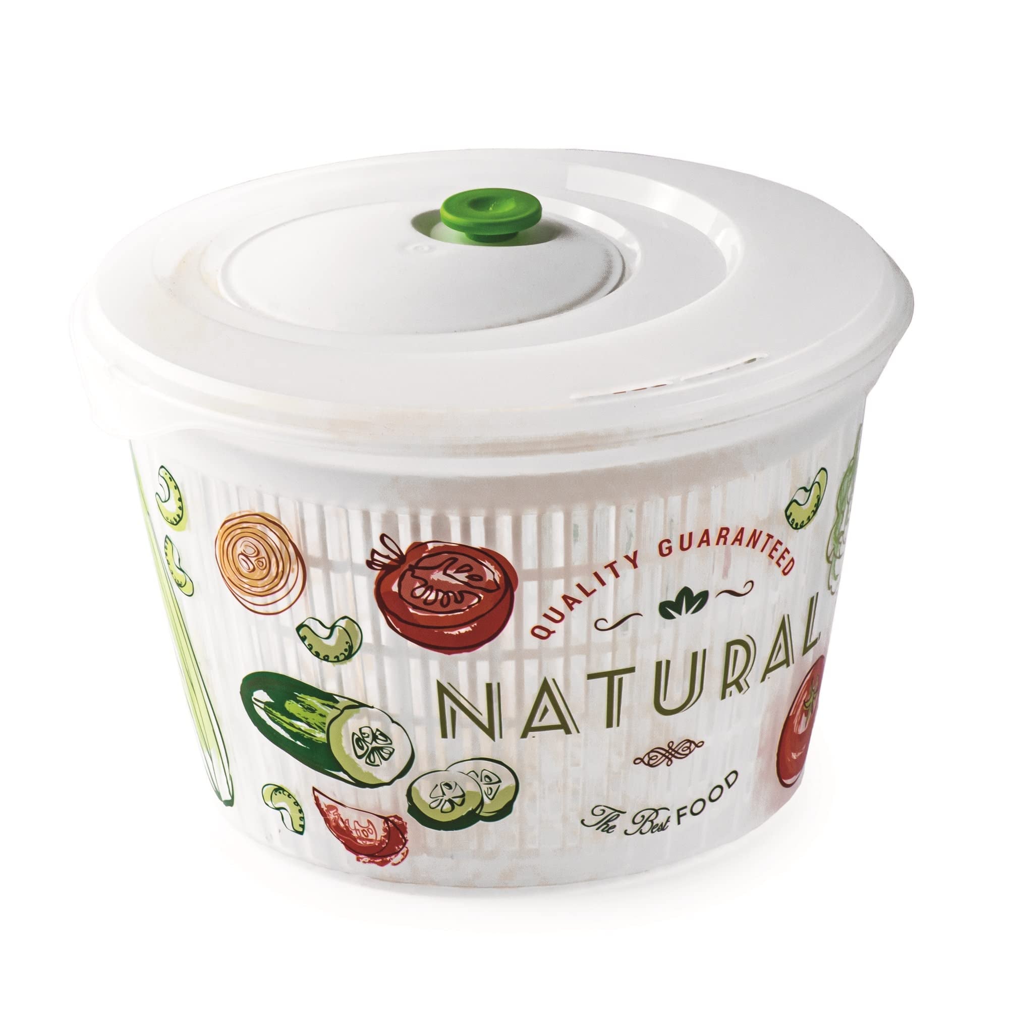 Snips Ulaop Salatschleuder, 4 Lt, Multi-Color