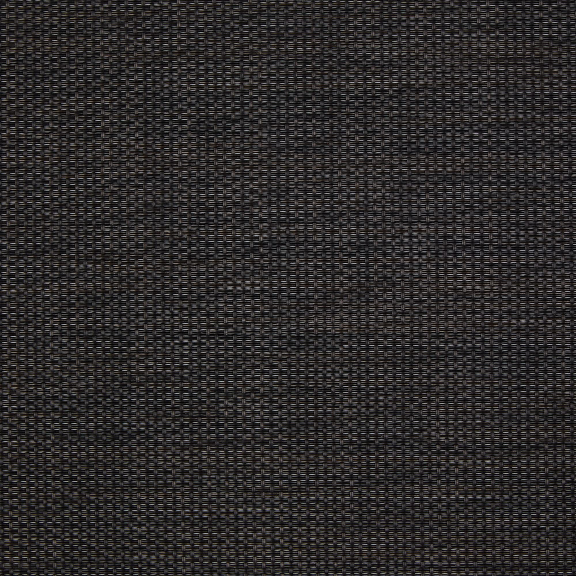 BLACK SOLID ROUND TABLE PLACEMAT SET/6