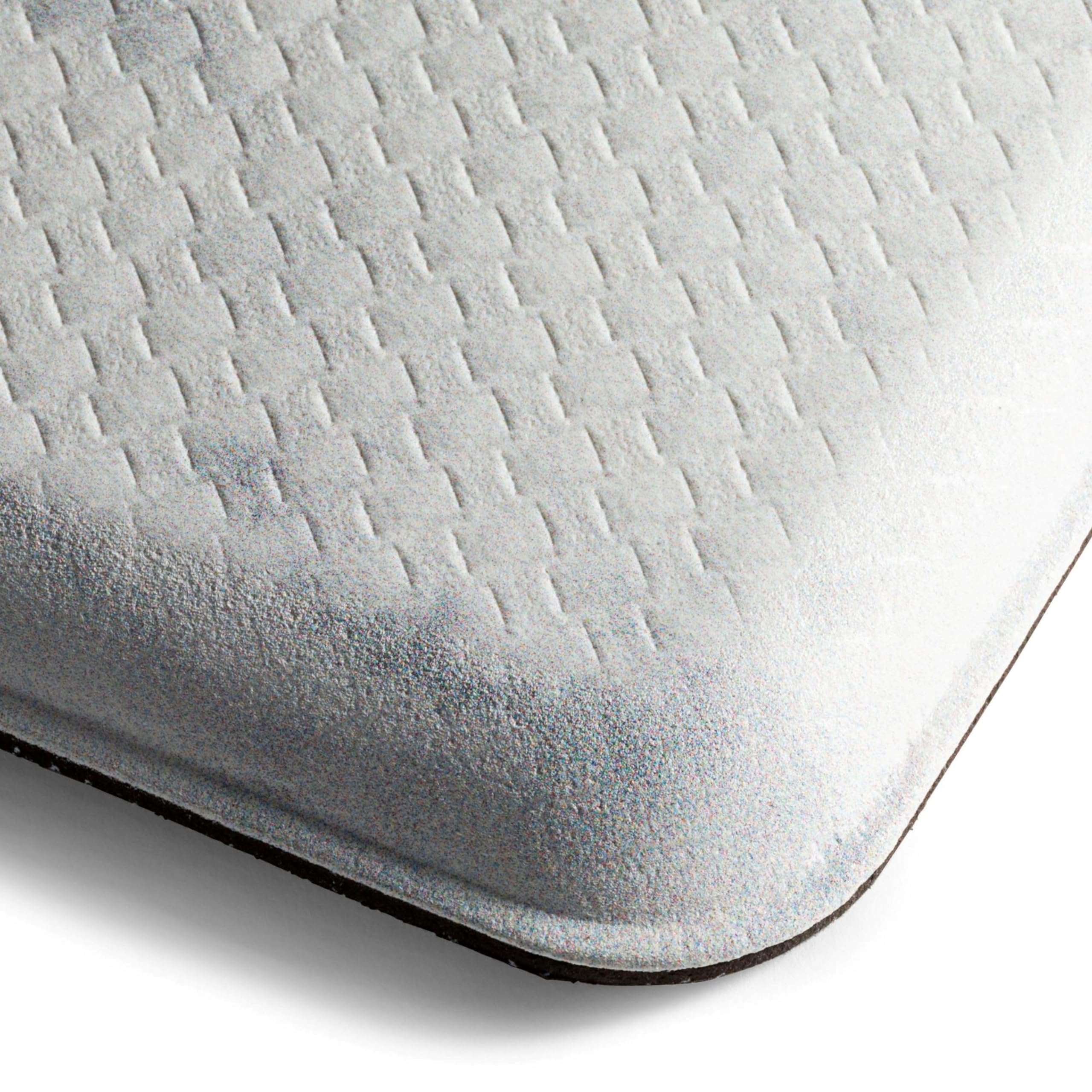 SoHome Cozy Living Anti Fatigue Mat Kitchen Mat Non Slip Stain Resistant Easy Clean 1/2 Inch Thick Kitchen Floor Mats  Damask Blue 18'' x 55''