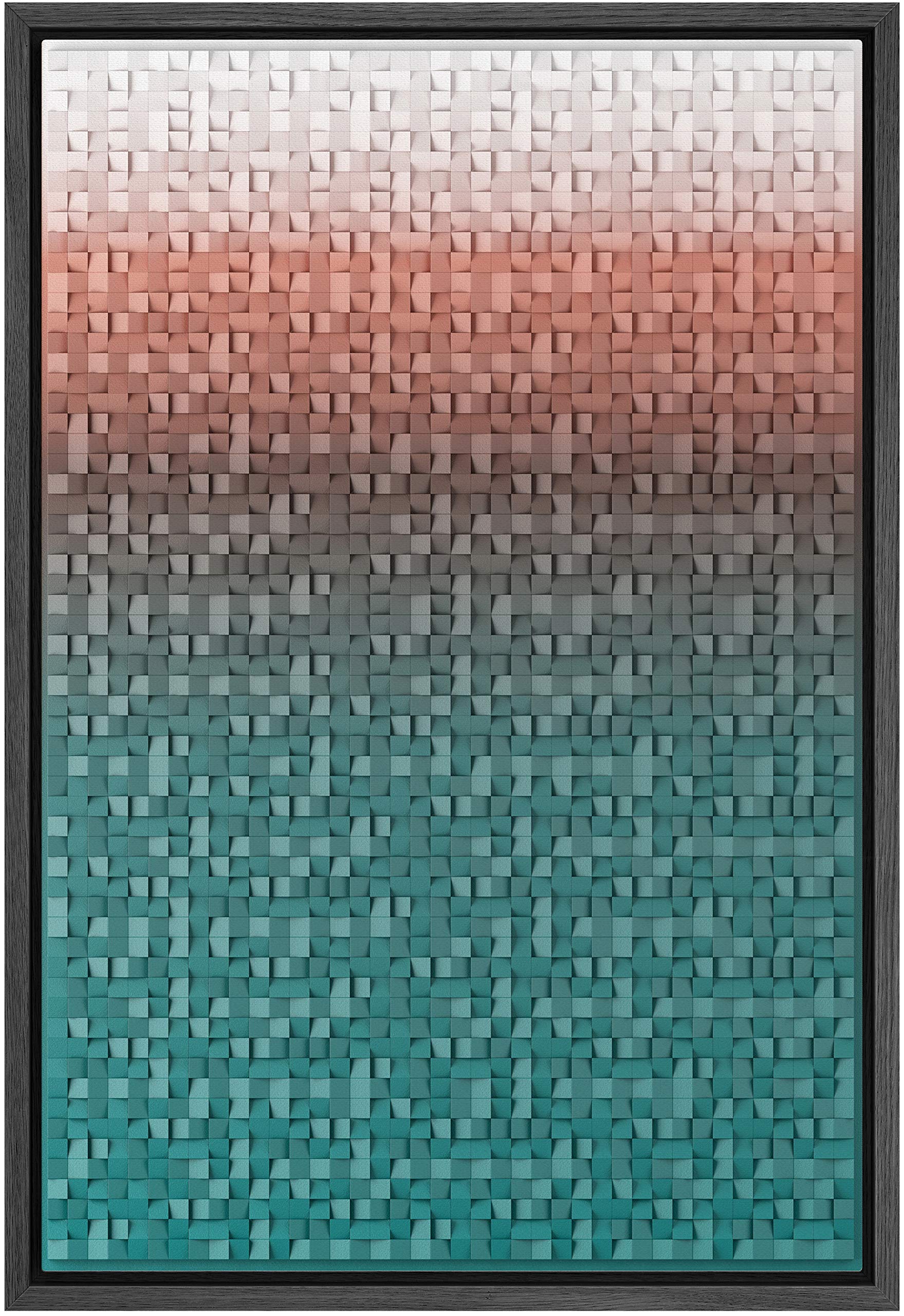 Signwin Framed Canvas Wall Art Abstract Texure Canvas Prints Home Artwork Decoration For Living Room,Bedroom - 24X36 Inches