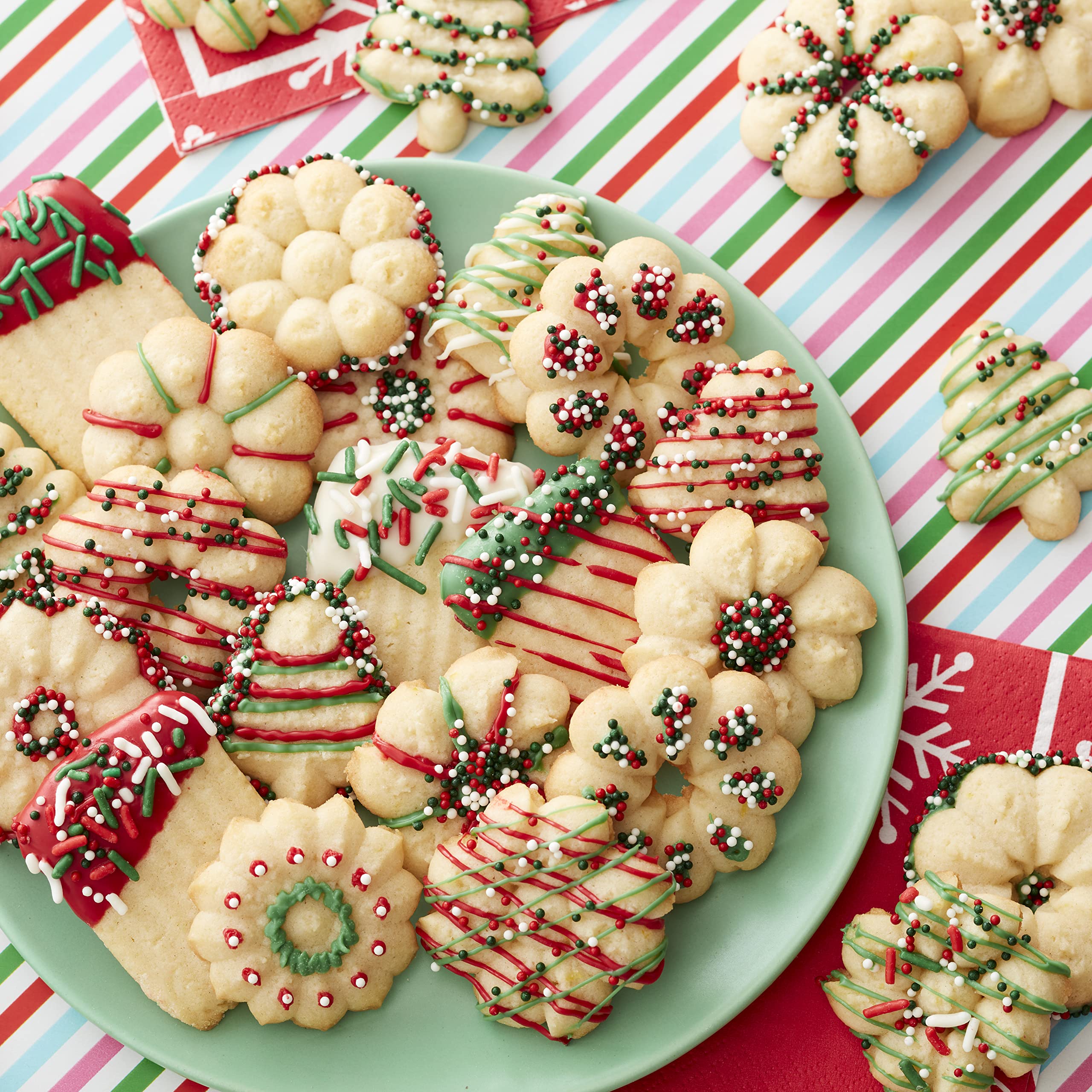 Wilton 6-Piece Fit Right Holiday Cookie Disc Set