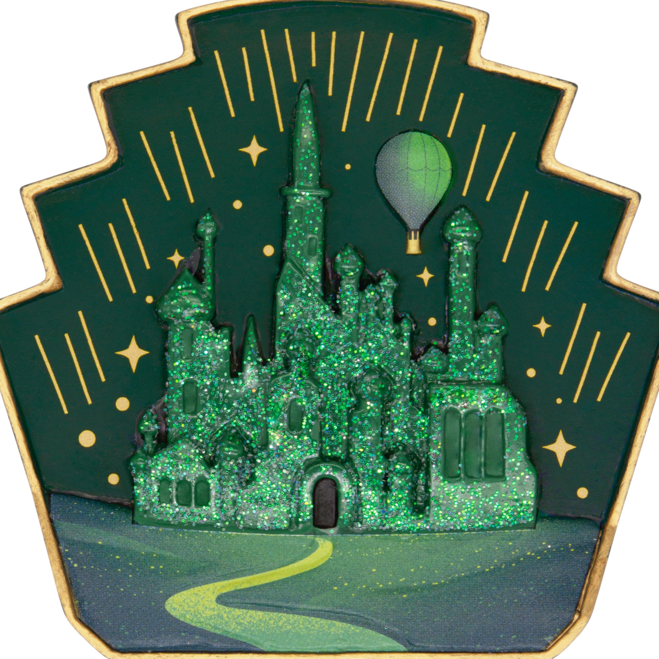 Hallmark Wicked Emerald City Christmas Ornament - Resin, Model 3HCM4840, Movie Gifts