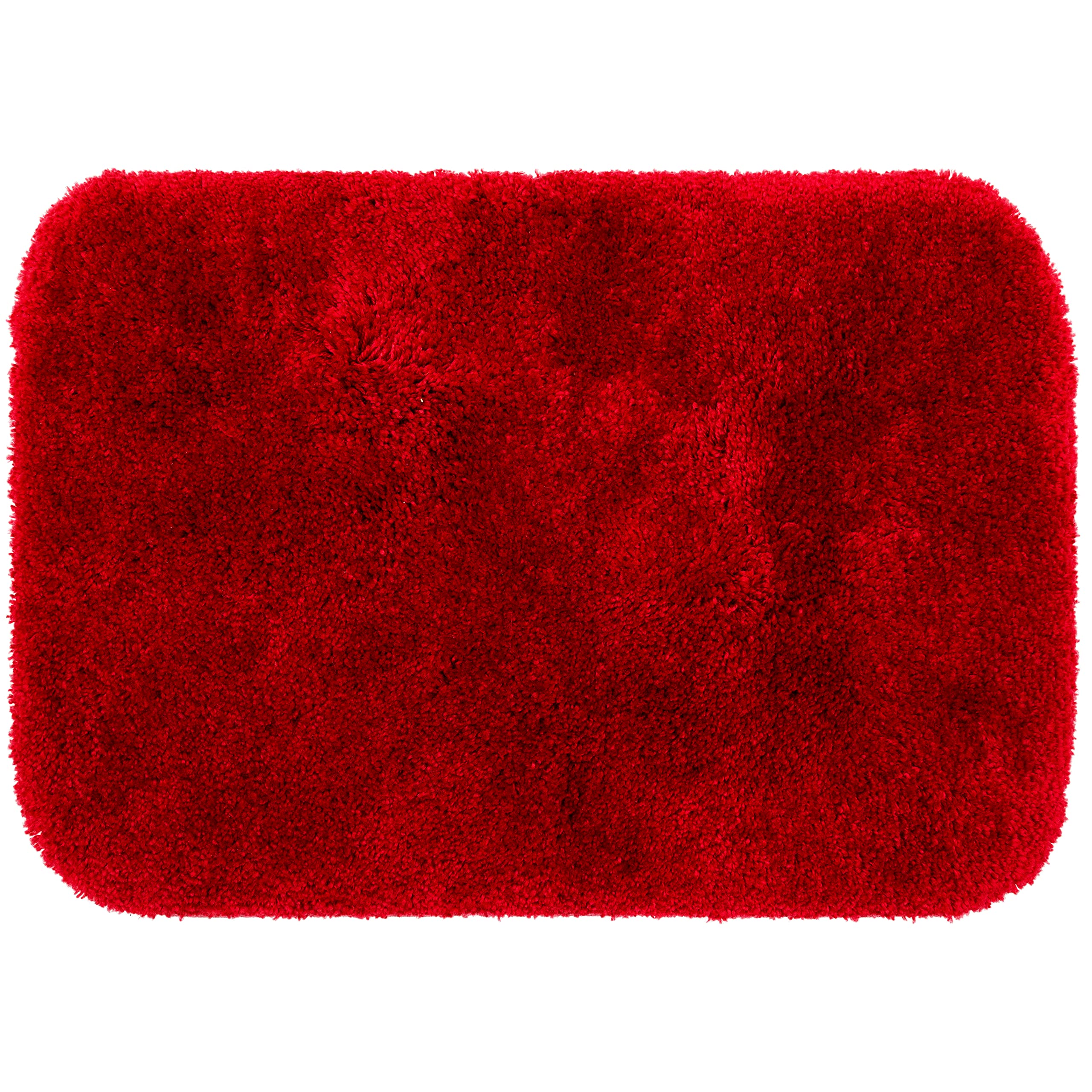 Mohawk Home Machine Washable Royal Bath Mat, Scarlet Red (1' 5'' X 2')