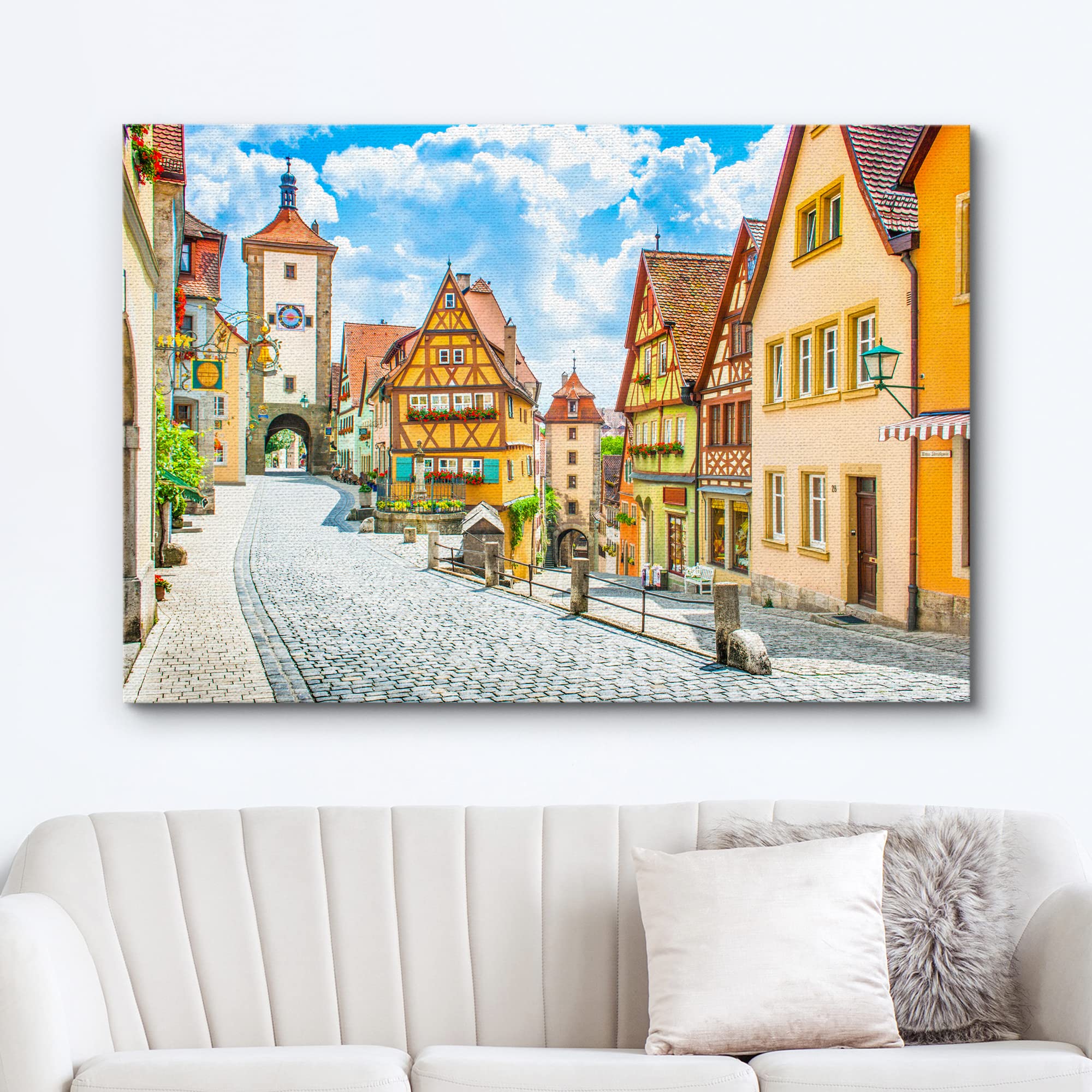 Wall26 Canvas Print Wall Art Dutch Netherlands Countryside Village Nature Wilderness Photography Realism Rustic Scenic Landscape