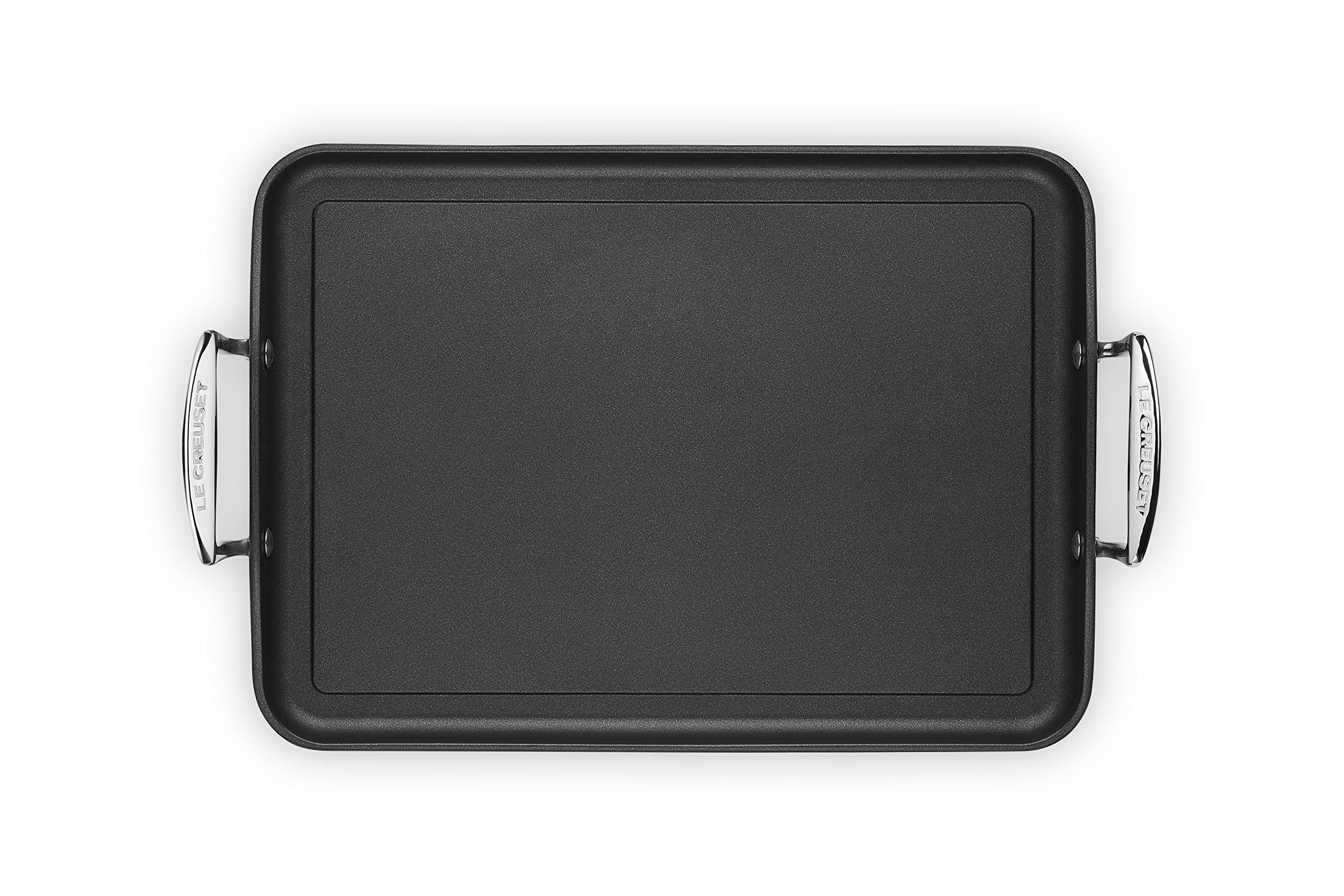Le Creuset Toughened Nonstick Pro Rectangular Griddle, 10'' X 14''