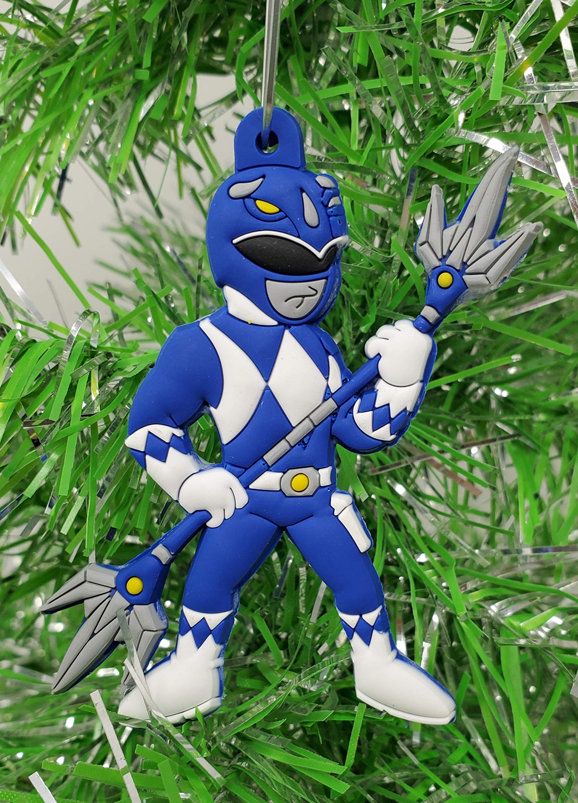 Power Rangers Christmas Tree Ornament Set - Unique Shatterproof Plastic Design