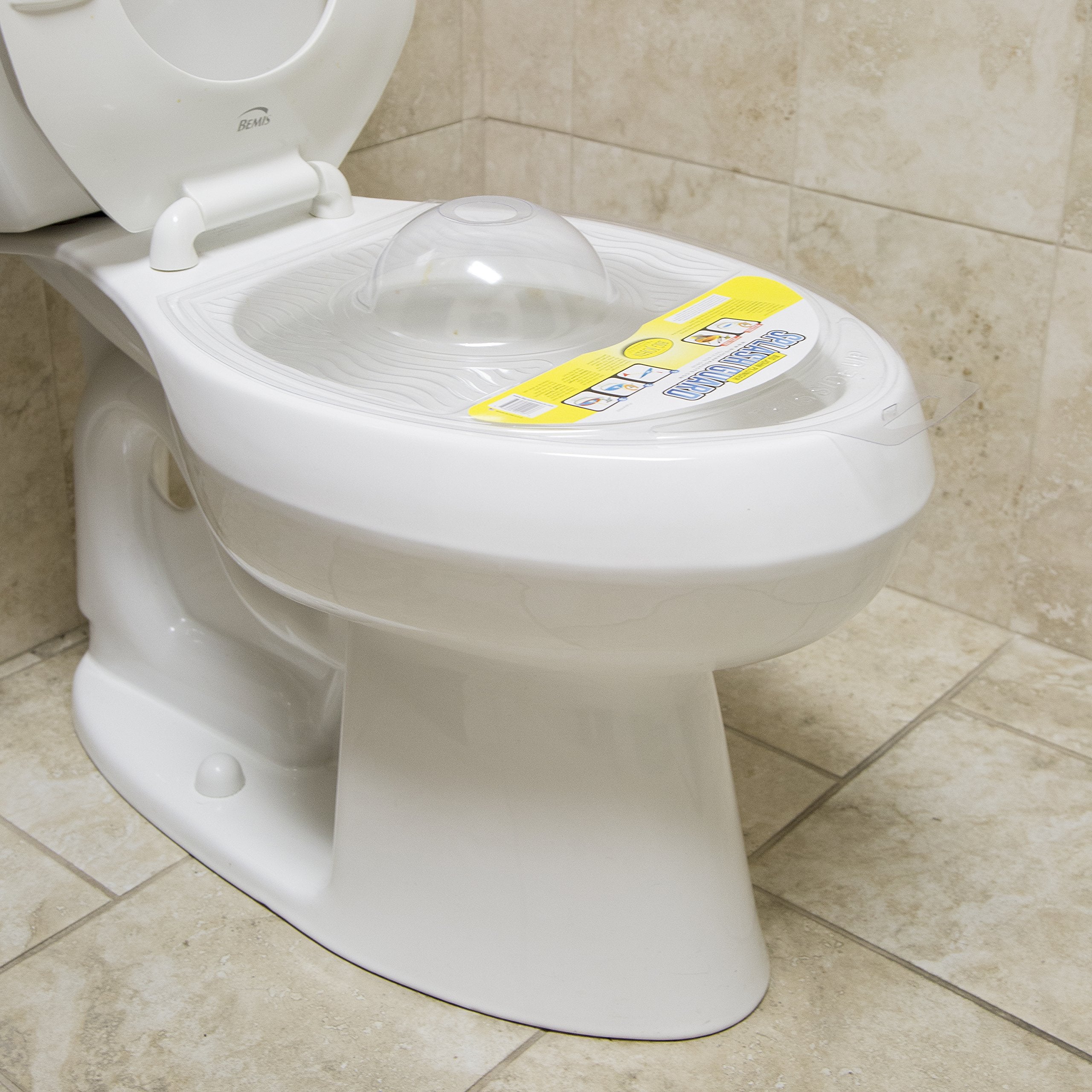 Big John Plunger Splash Guard -For Standard Sizes Toilets - Fits a Wide Array of Plunger Sizes - 3-Pack