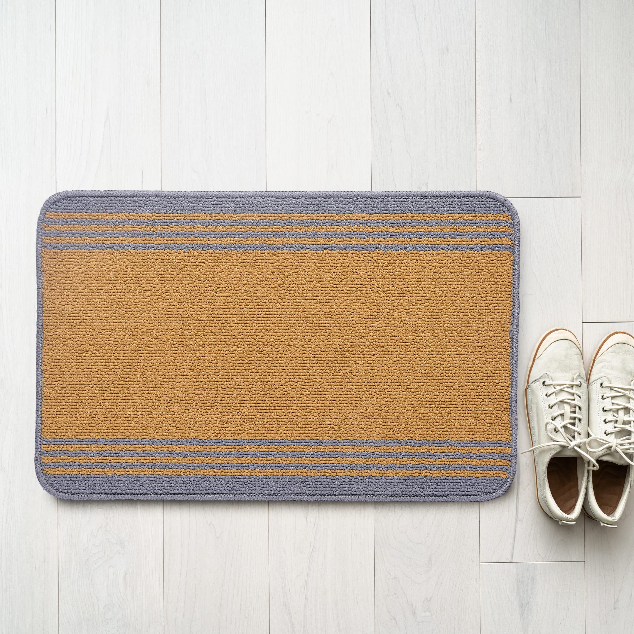 Saral Home Power Mat 40X60 Cm. Antiskid & Washable For Kitchen, Lobby, Bedside By Saral Home(Gold)