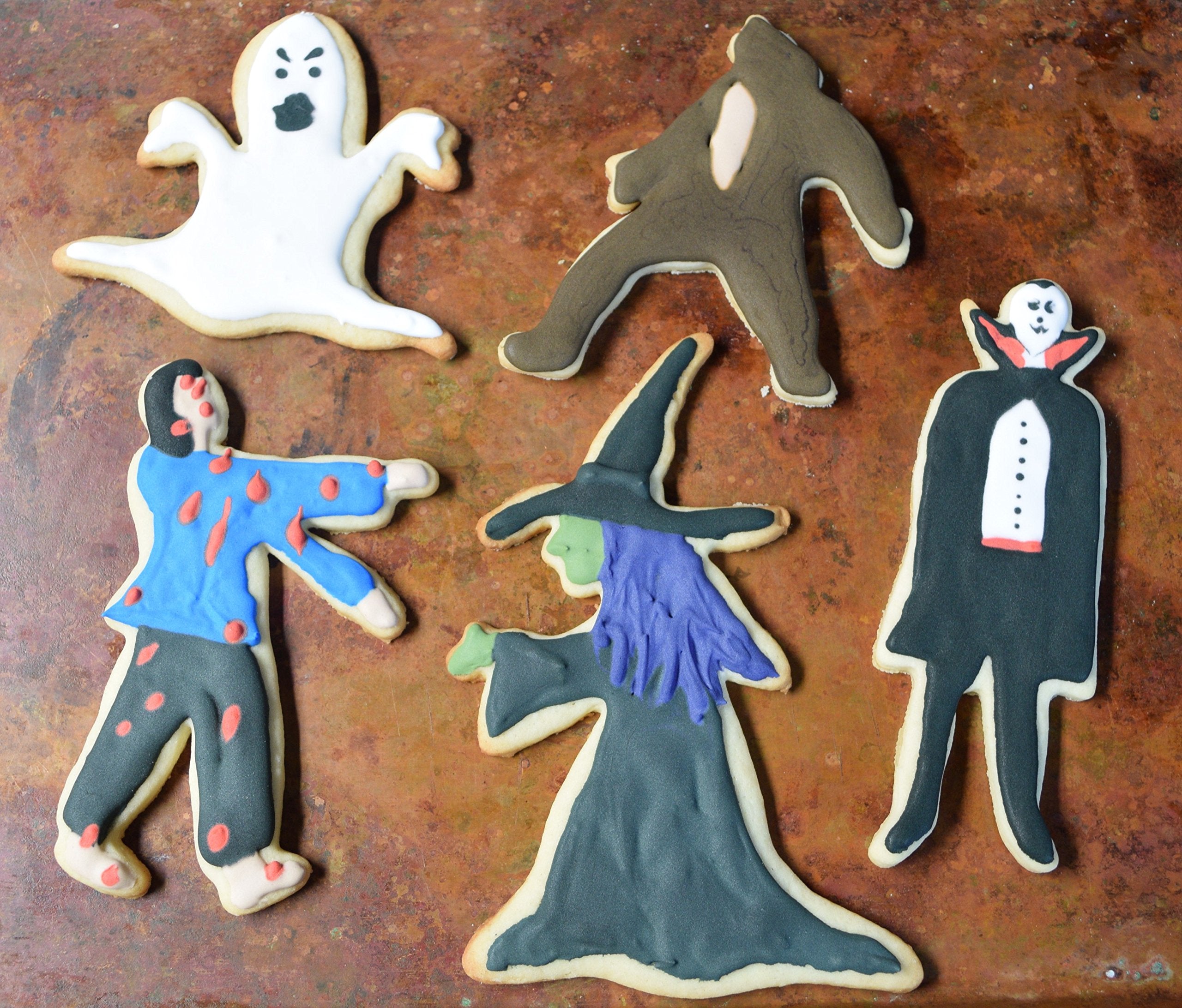 Vampire With Cape Halloween Copper Cookie Cutter