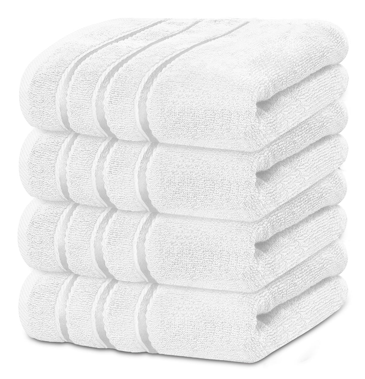 Yraly Luxury Hand Towels For Bathroom Set Of 4 (16 X 28 Inch) Soft & Absorbent 600Gsm Ring Spun Cotton Hand Towel Sets For Bathr